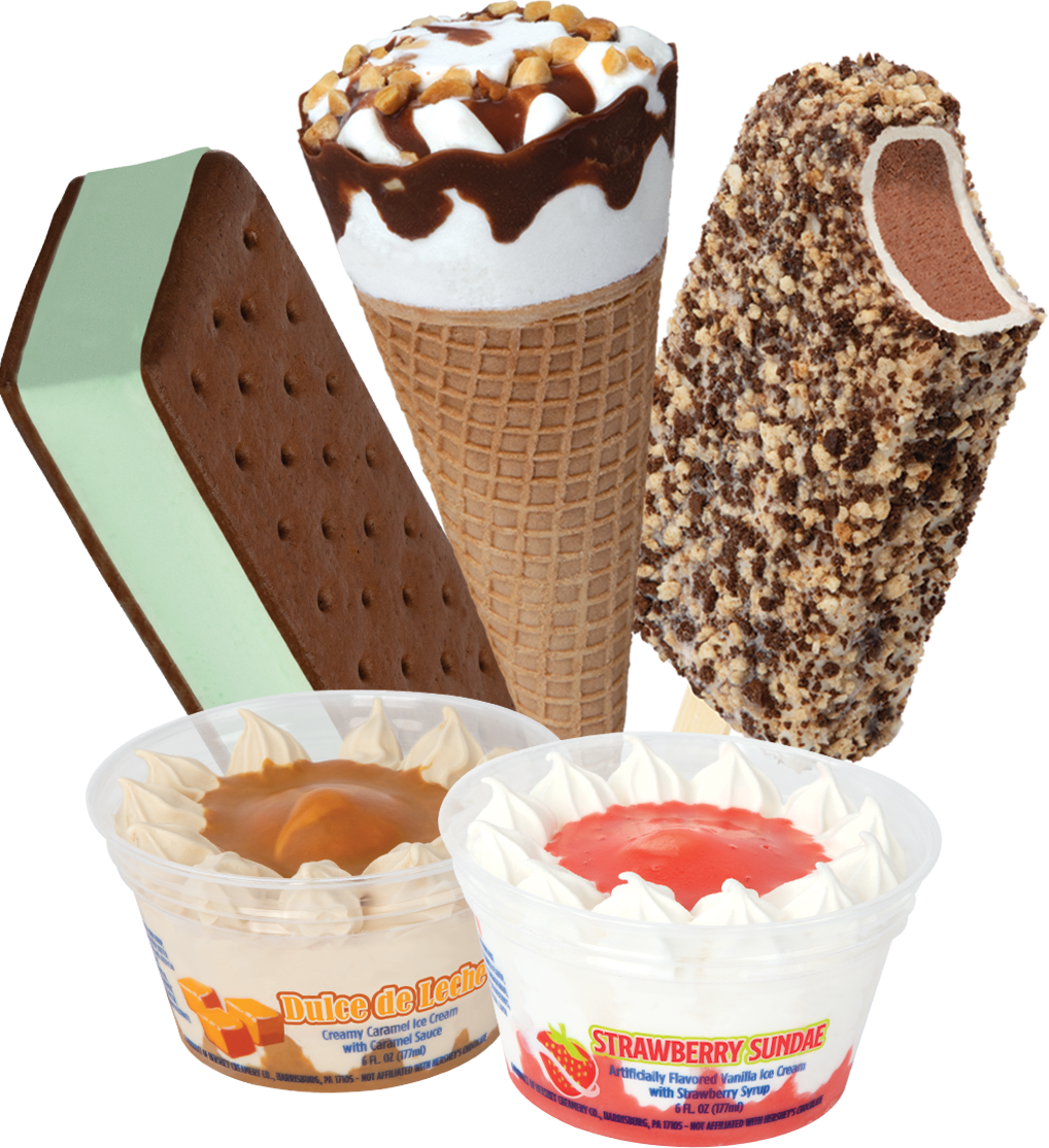 Hershey's Ice Cream Distributor Menu