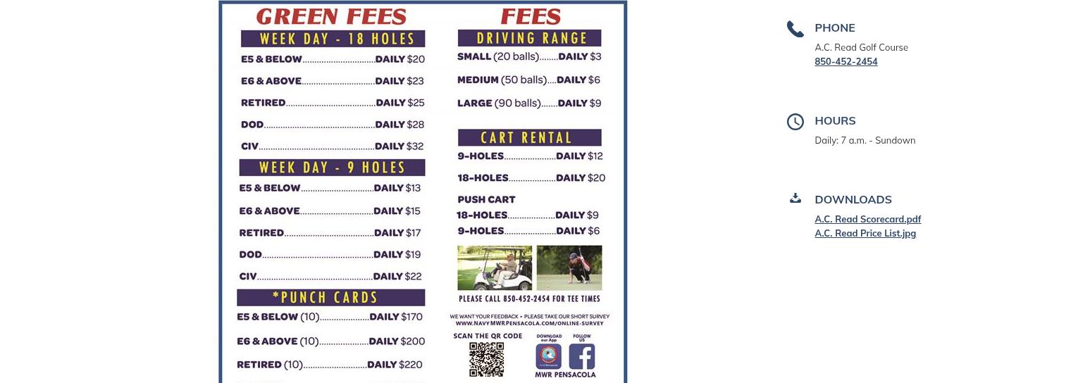 Mustin Beach Club Menu