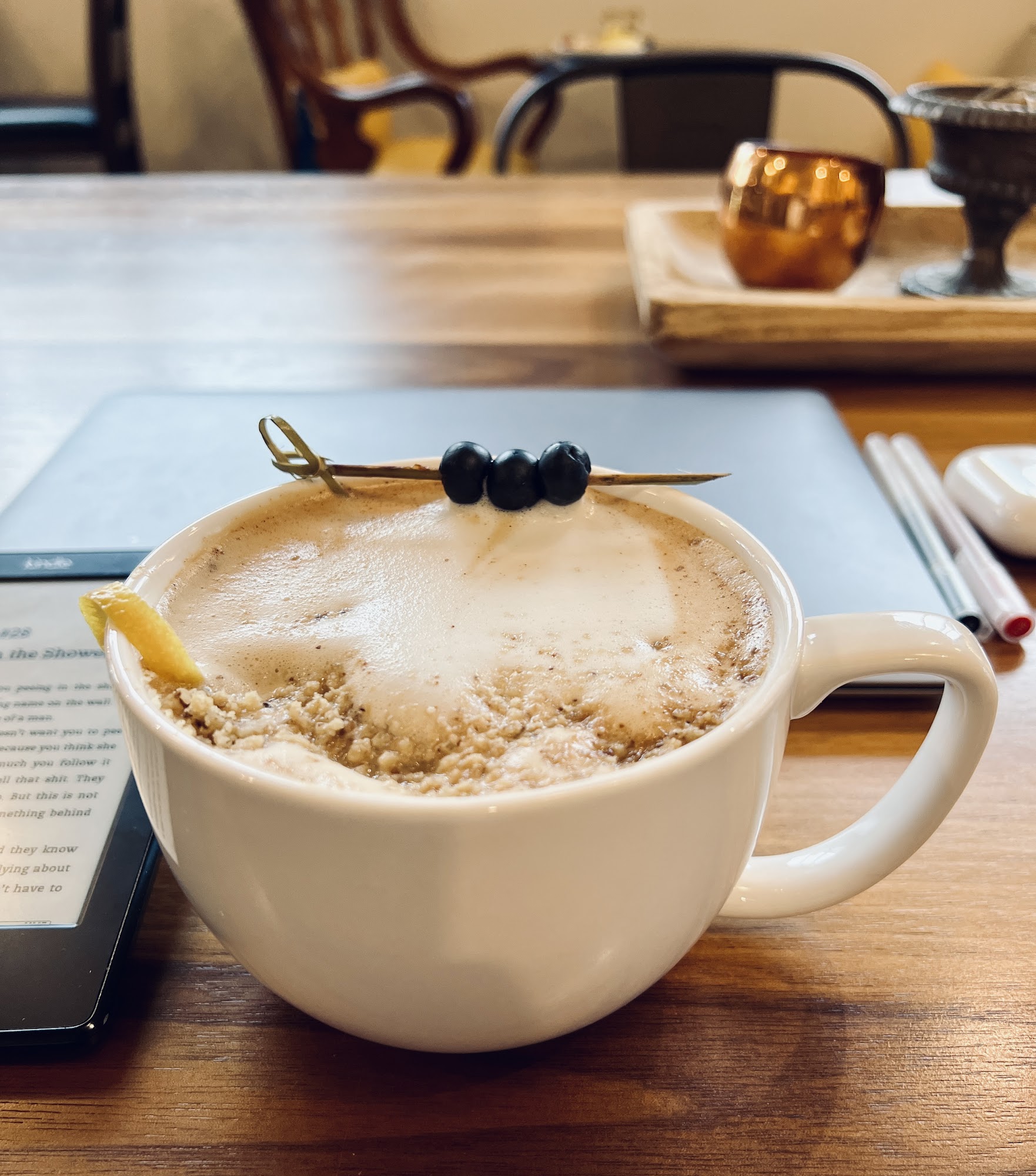 Alla Prima Coffee Roaster Menu