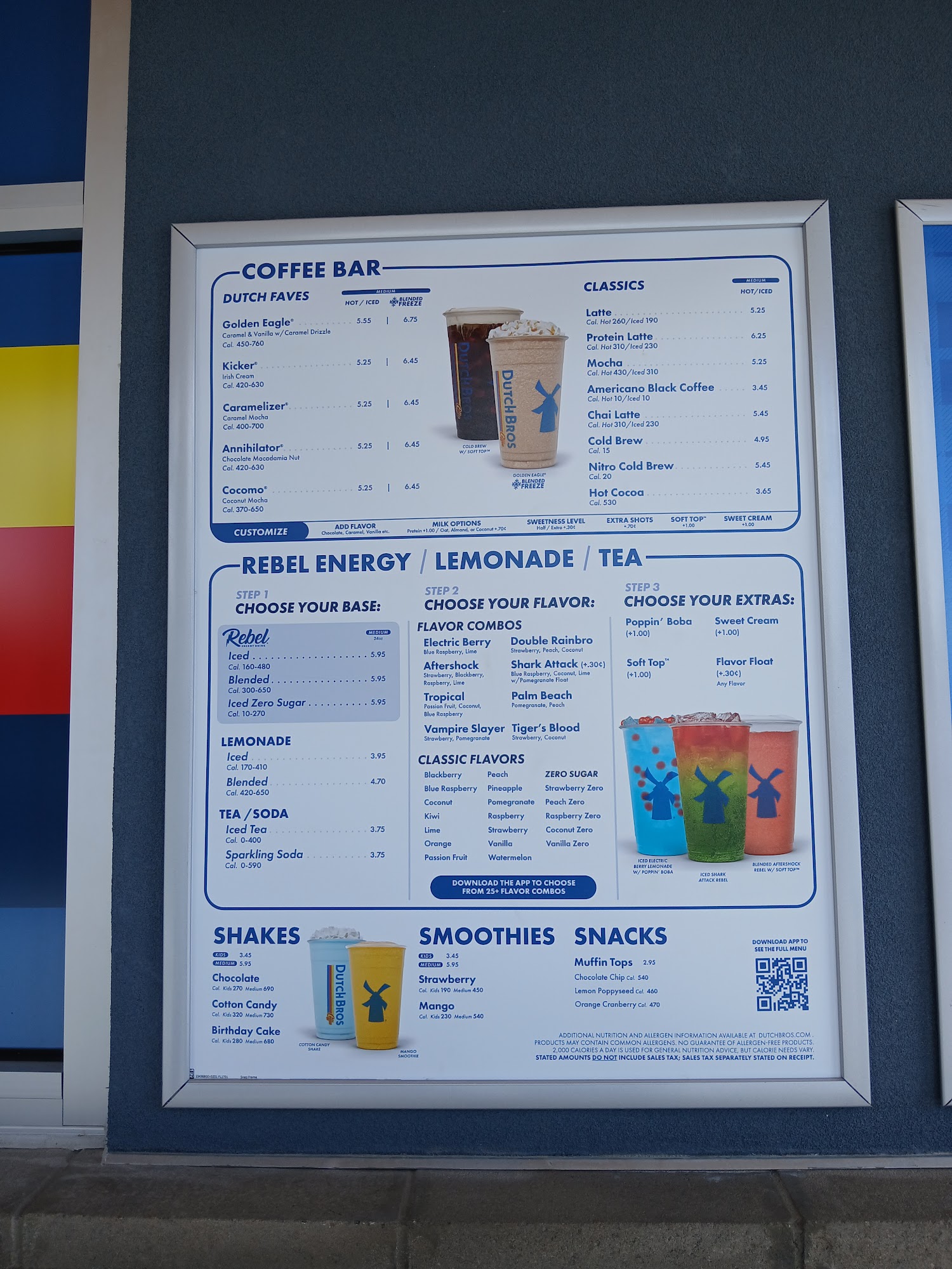 Dutch Bros Coffee Menu