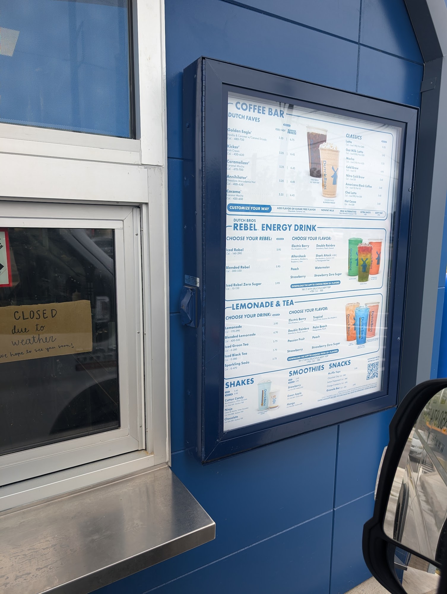 Dutch Bros Coffee Menu