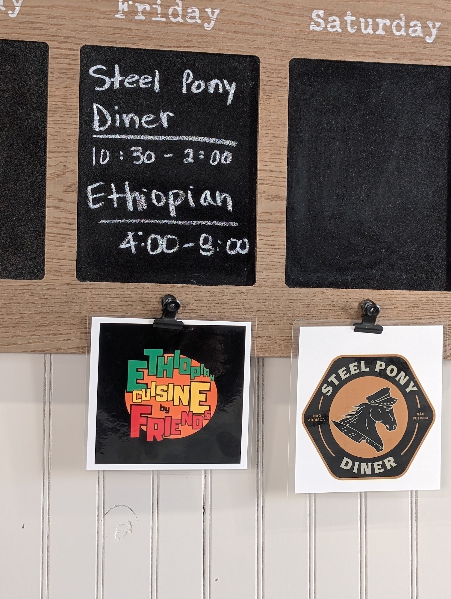 Steel Pony Diner Menu