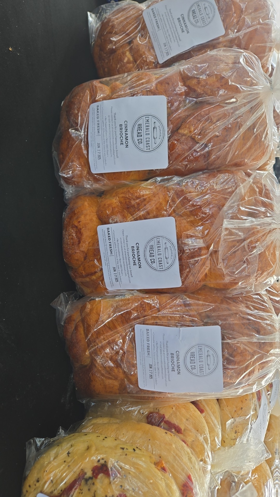 Emerald Coast Bread Company Menu