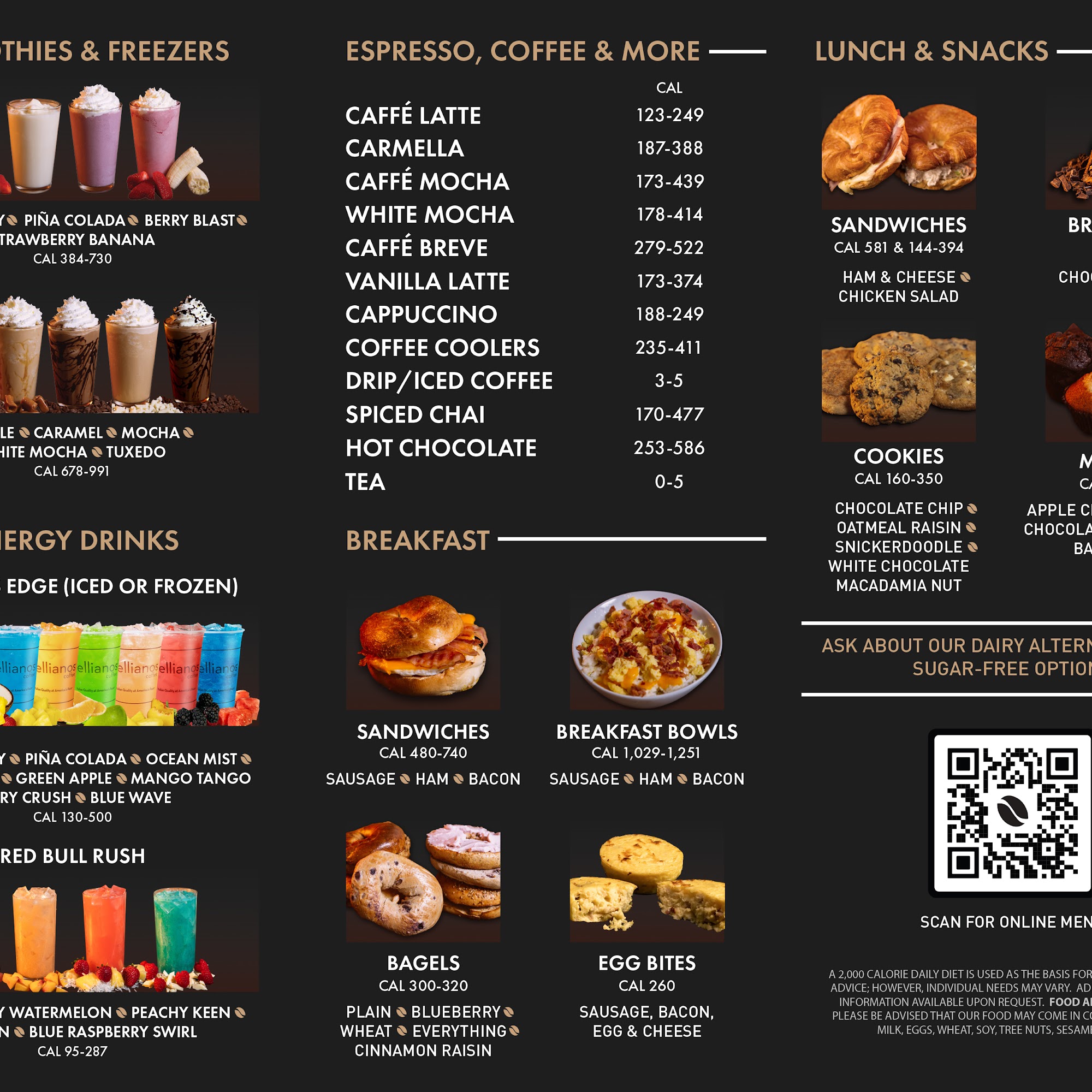 Ellianos Coffee Perry Menu