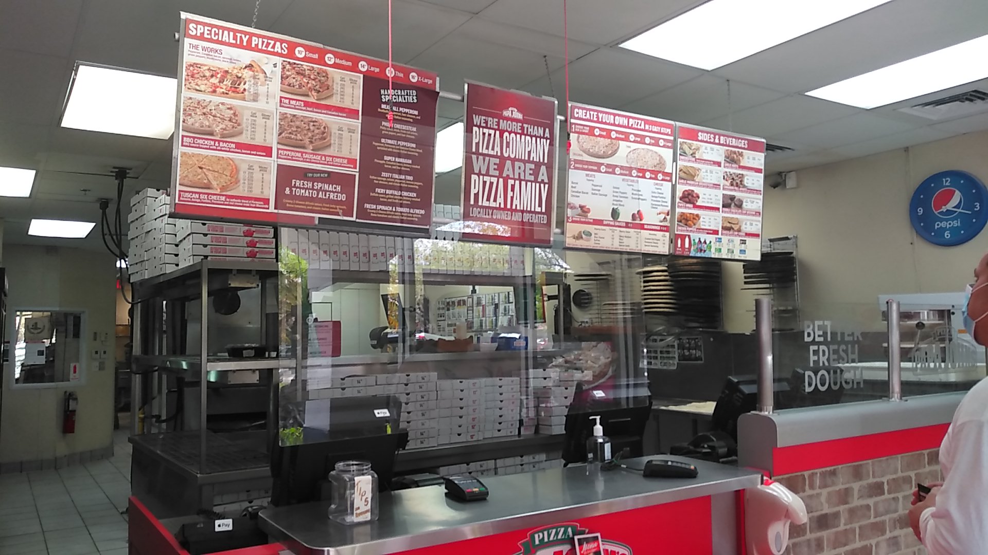 Papa Johns Pizza Menu