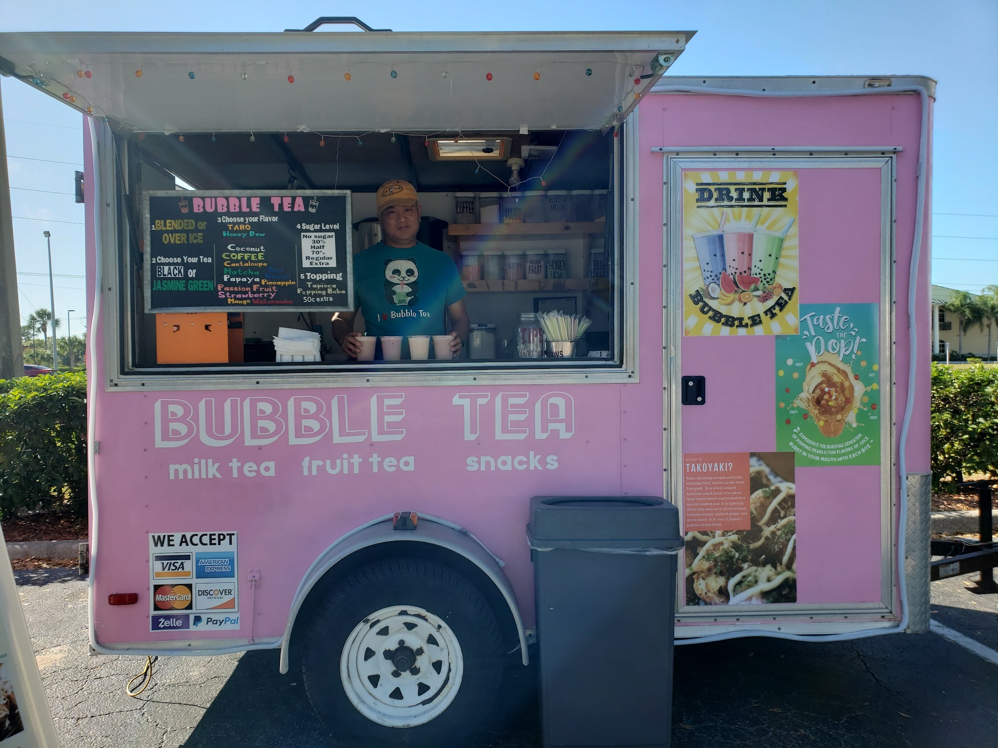 One Two Tea Mobile Bubble Tea Store Menu