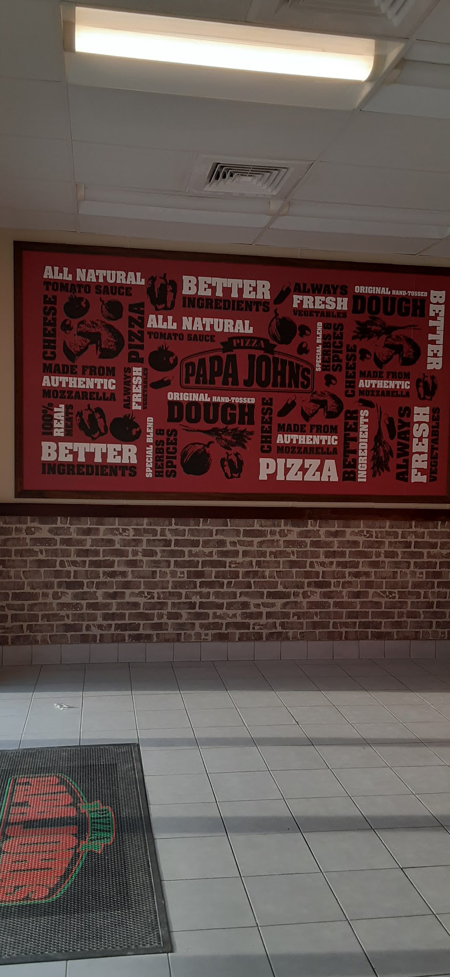 Papa Johns Pizza Menu