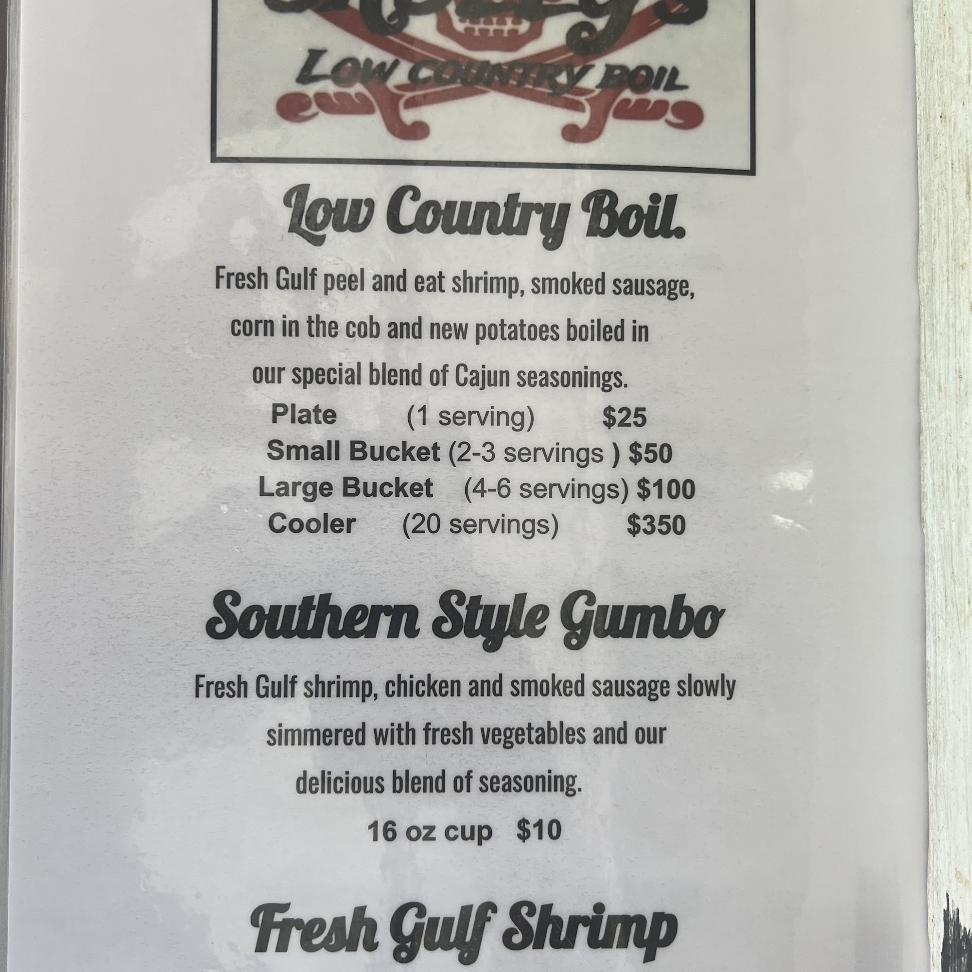 Skully’s Low Country Boil Port Saint Joe