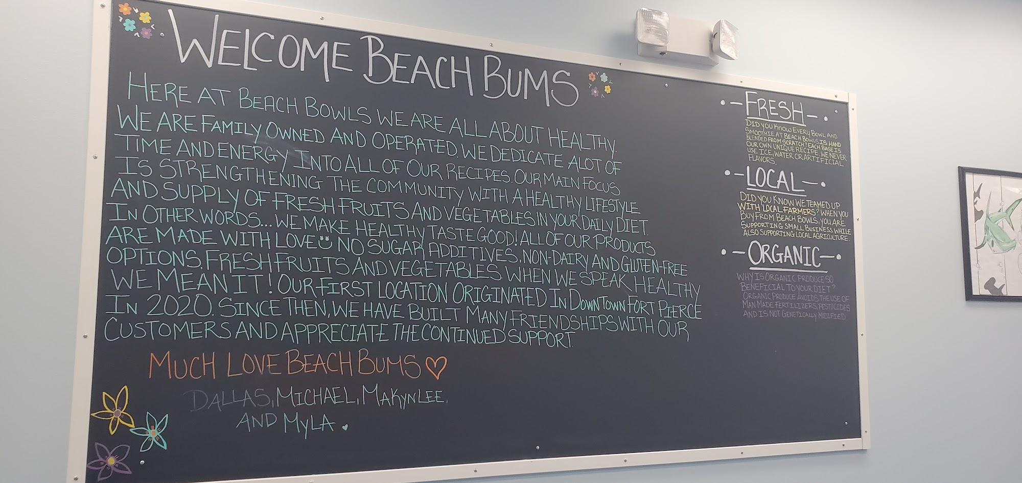 Beach Bowls Port St Lucie Menu