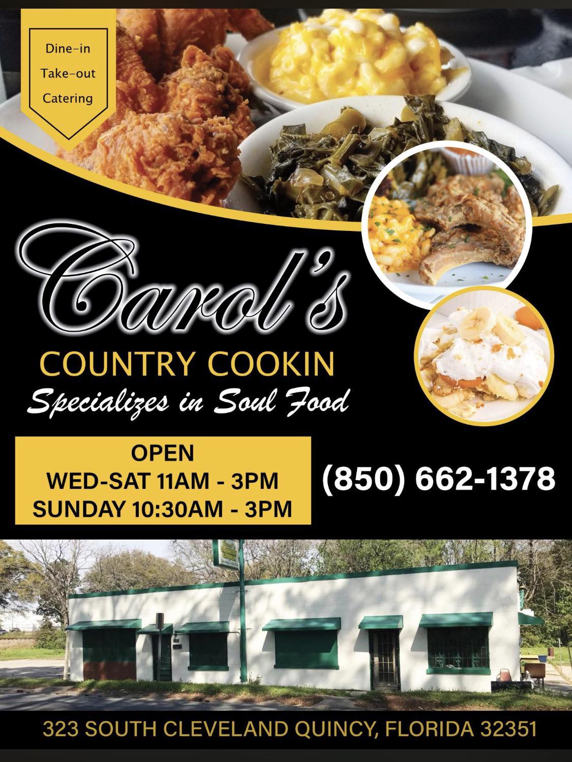 Carol's Country Cooking Quincy