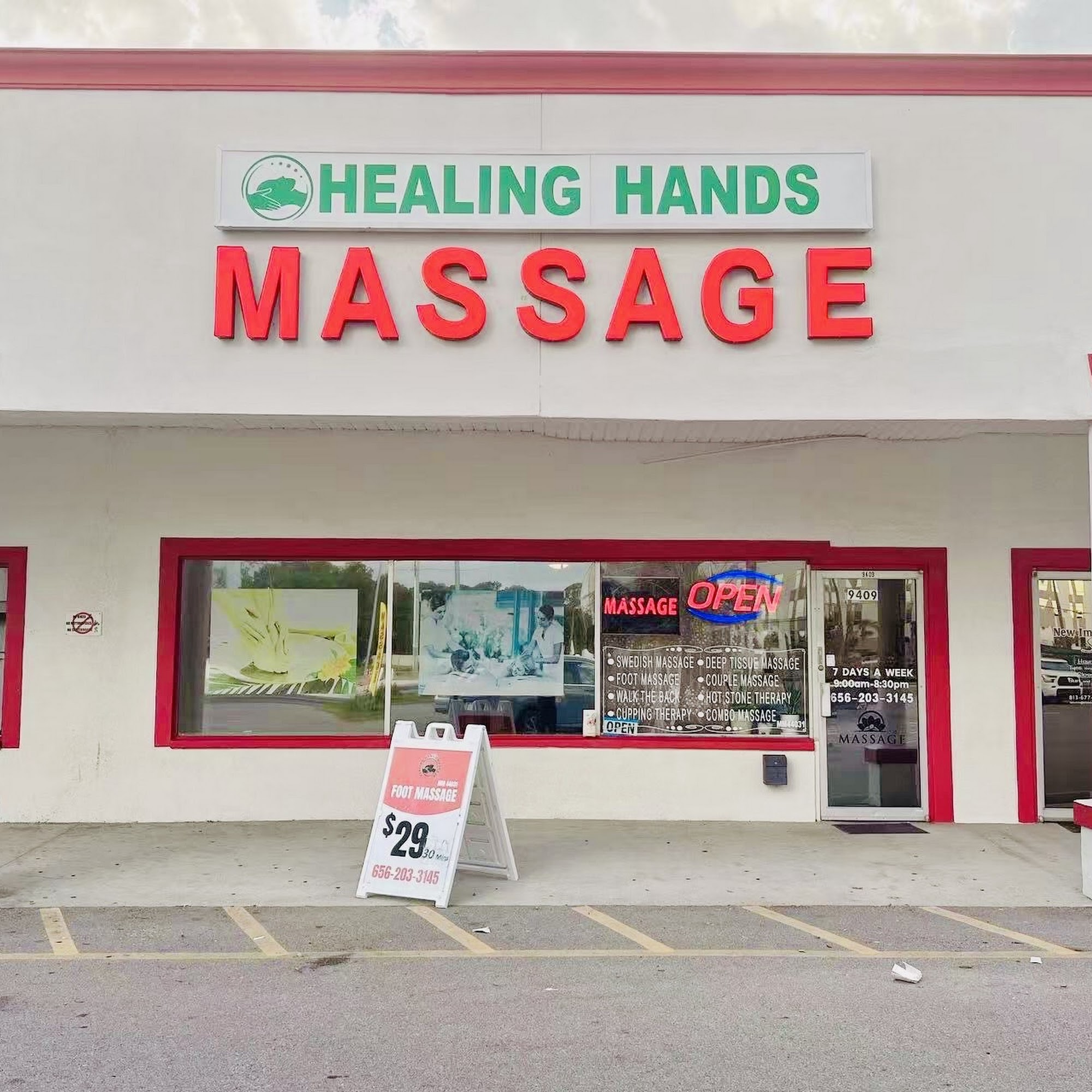 Healing Hands Massage and Wellness 9409 US-301, Riverview Florida 33578
