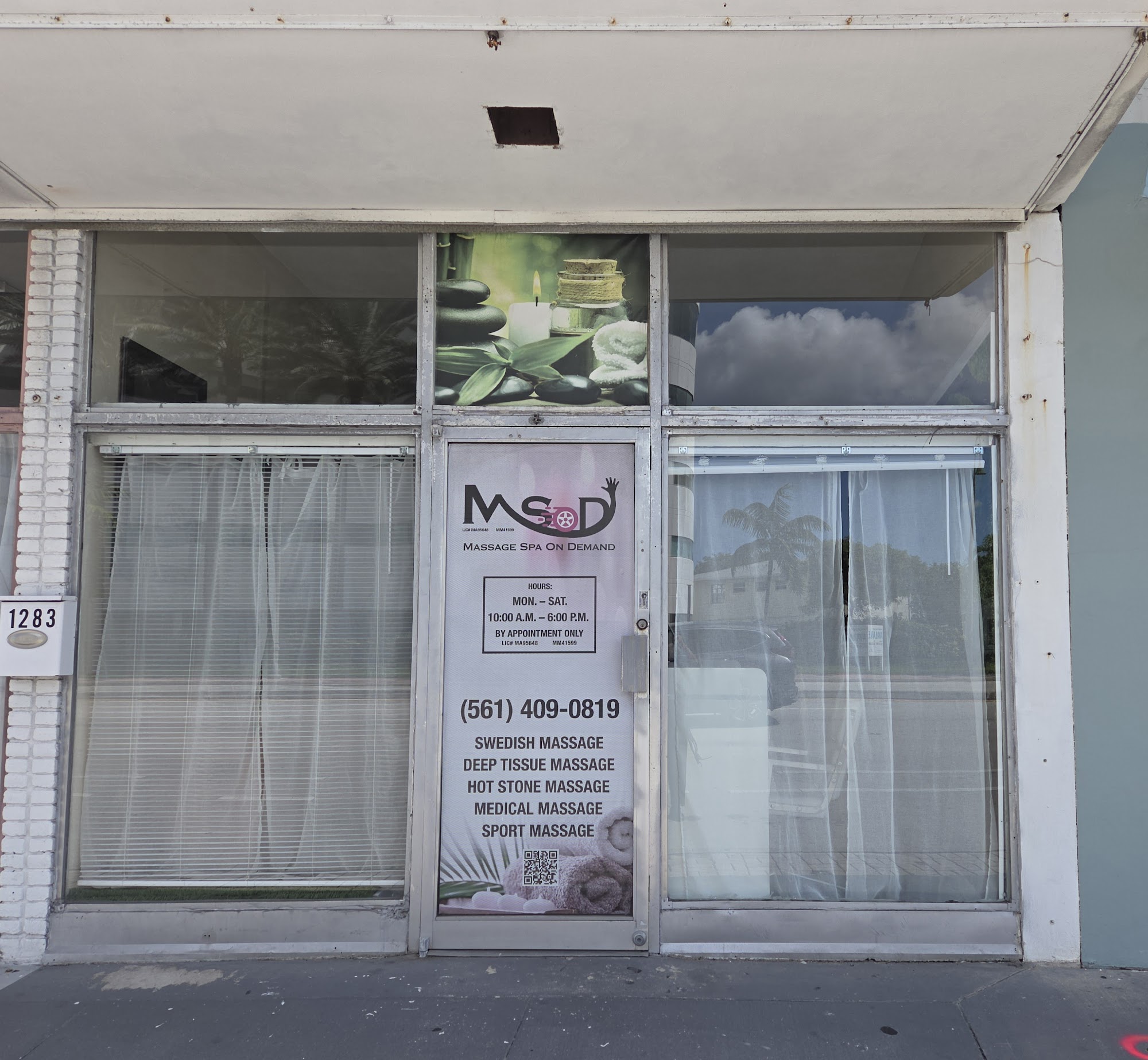 Massage Spa On Demand 1283 Blue Heron Blvd, Riviera Beach Florida 33404