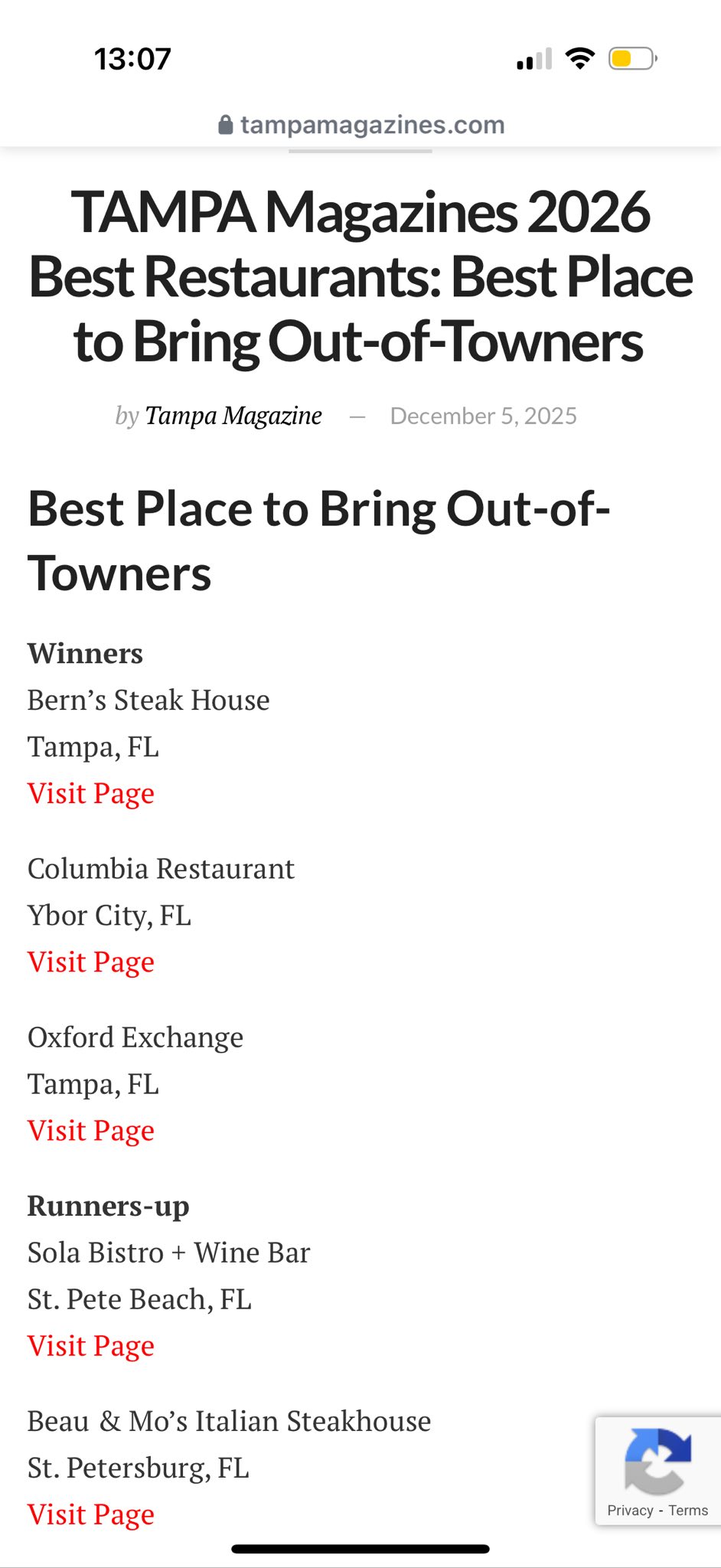 Sola Bistro and Wine Bar Saint Pete Beach