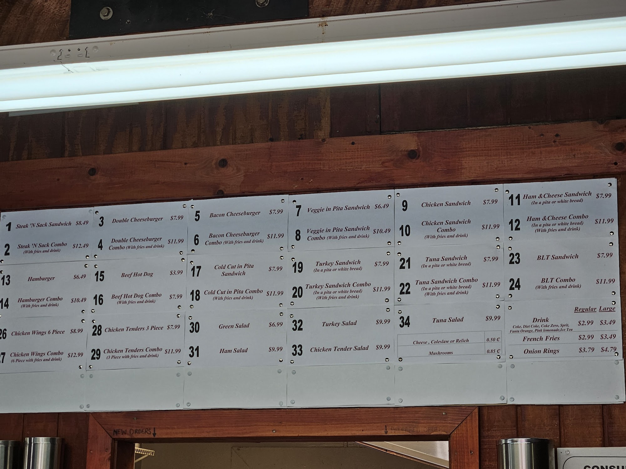 Rogers Sandwiches & More Menu