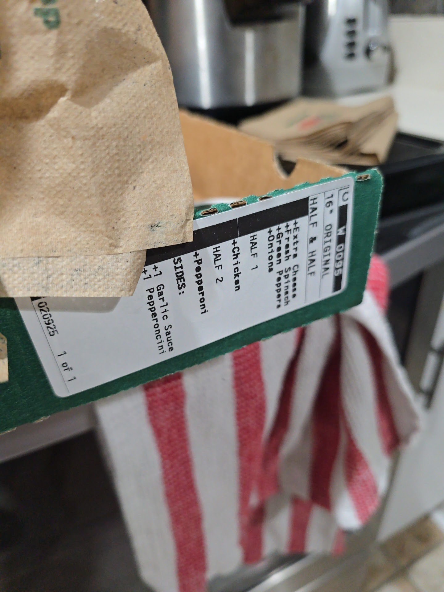 Papa Johns Pizza Menu