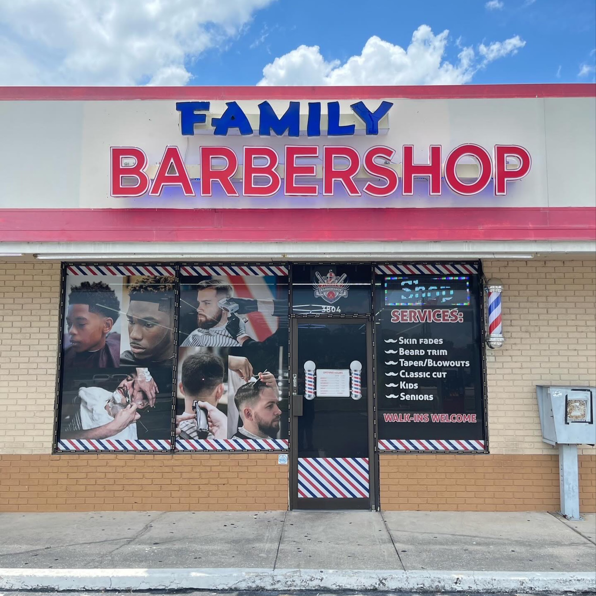 Family Barbershop Sanford 3804 S Orlando Dr, Sanford Florida 32773