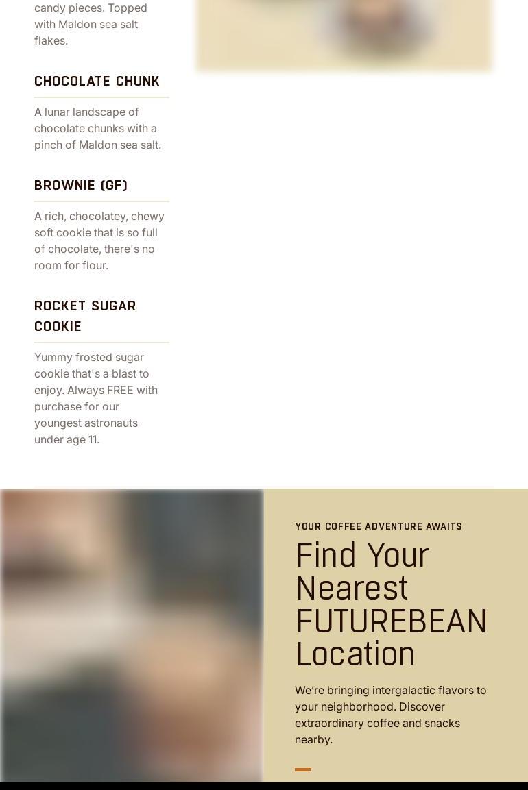 FUTUREBEAN Menu