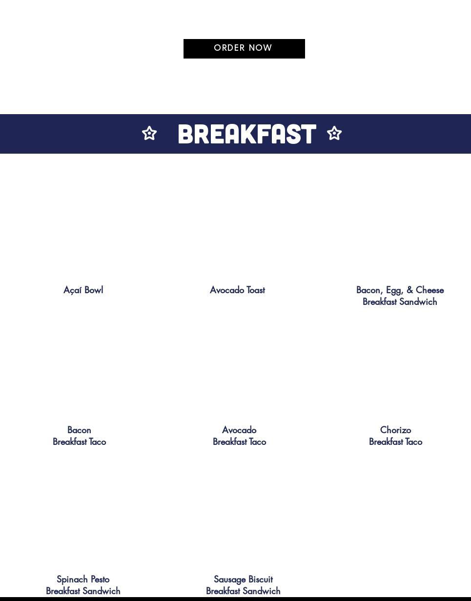 Parlor Doughnuts Menu