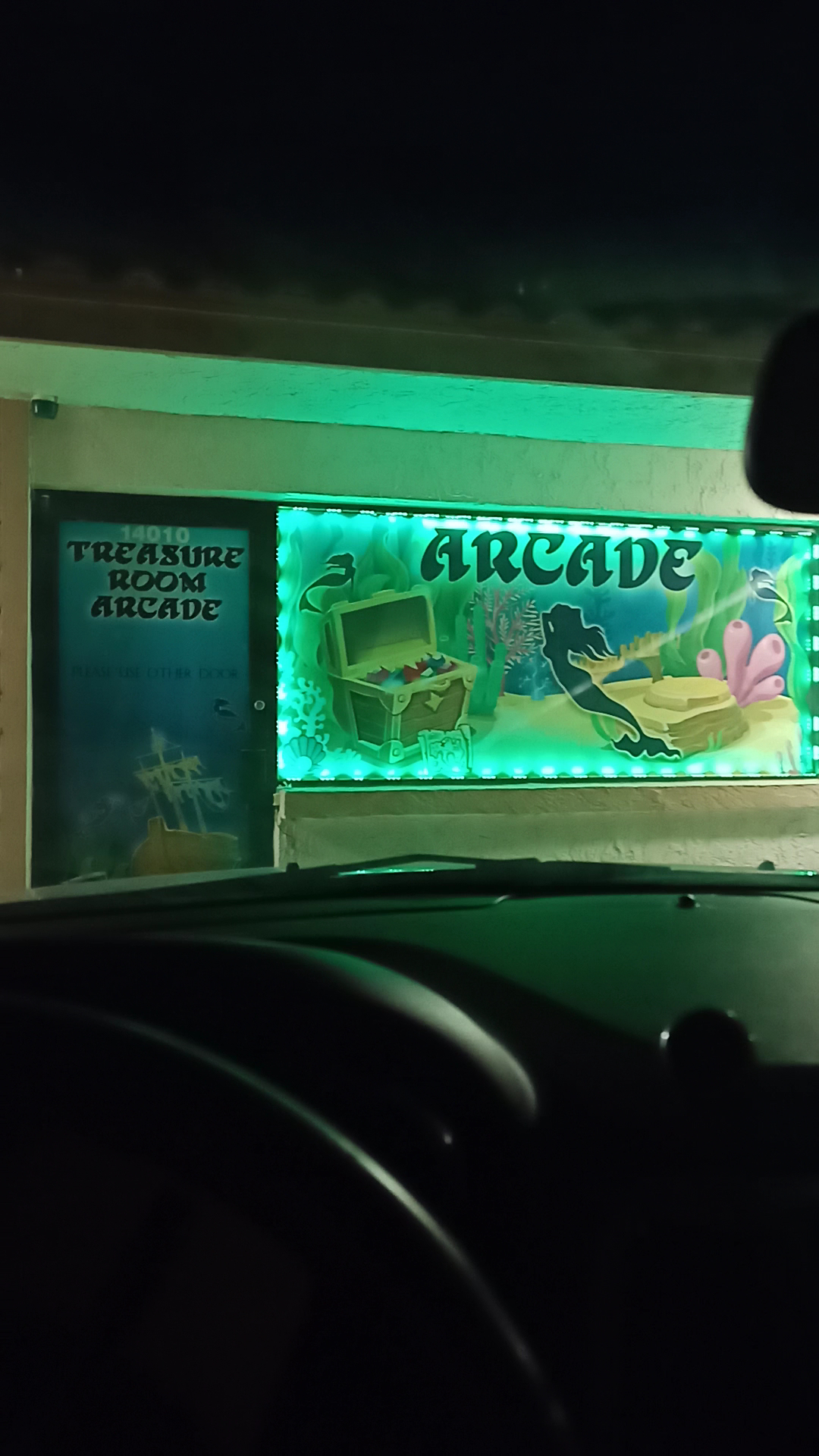 Treasure Room Bingo Menu