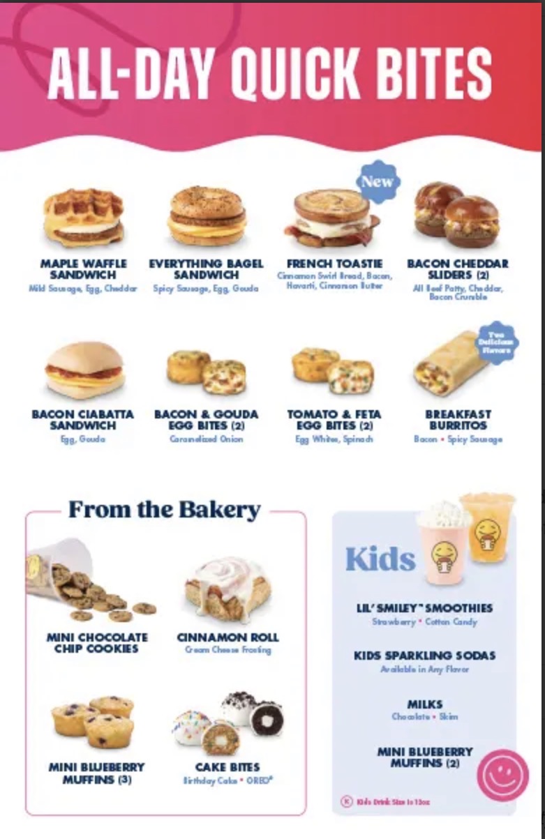 Scooter's Coffee Menu