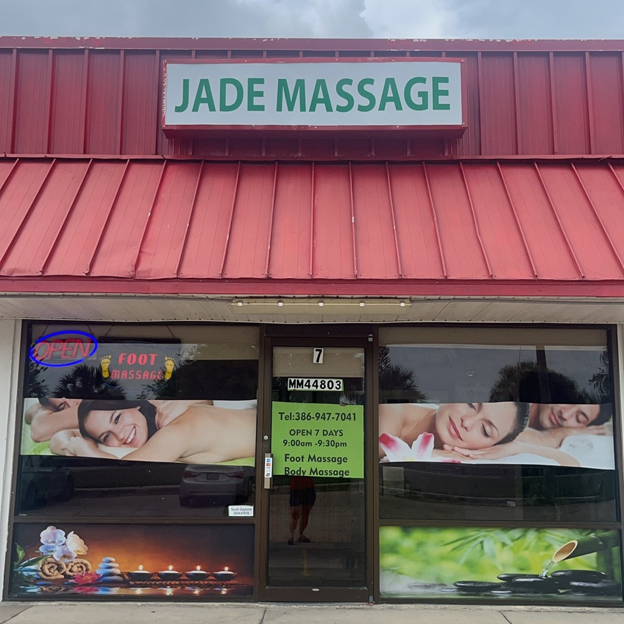 Jade Massage 2250 S Nova Rd STE 7, South Daytona Florida 32119