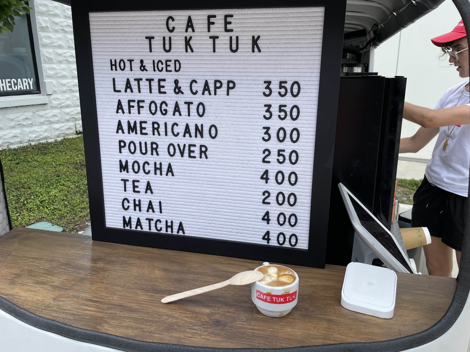 Cafe Tuk Tuk Menu