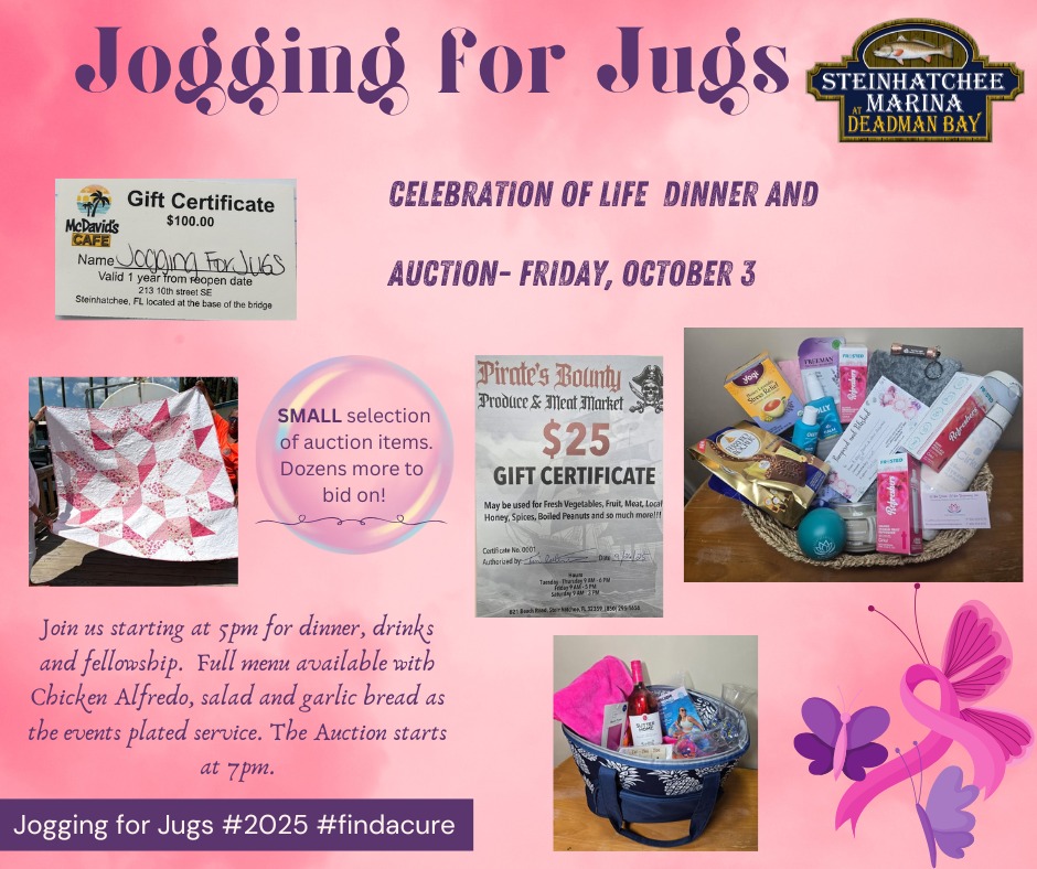 Steinhatchee Marina at Deadman Bay Menu