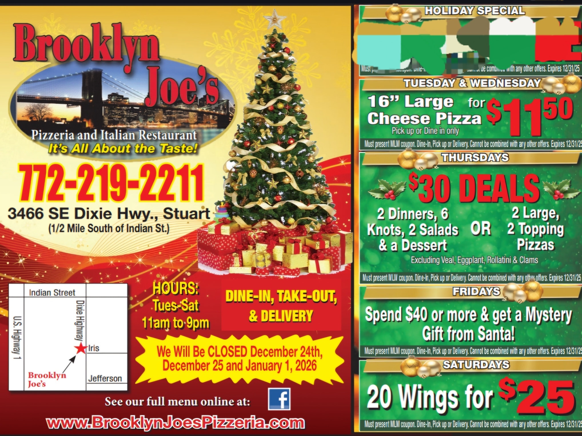 Brooklyn Joe's Pizza Stuart