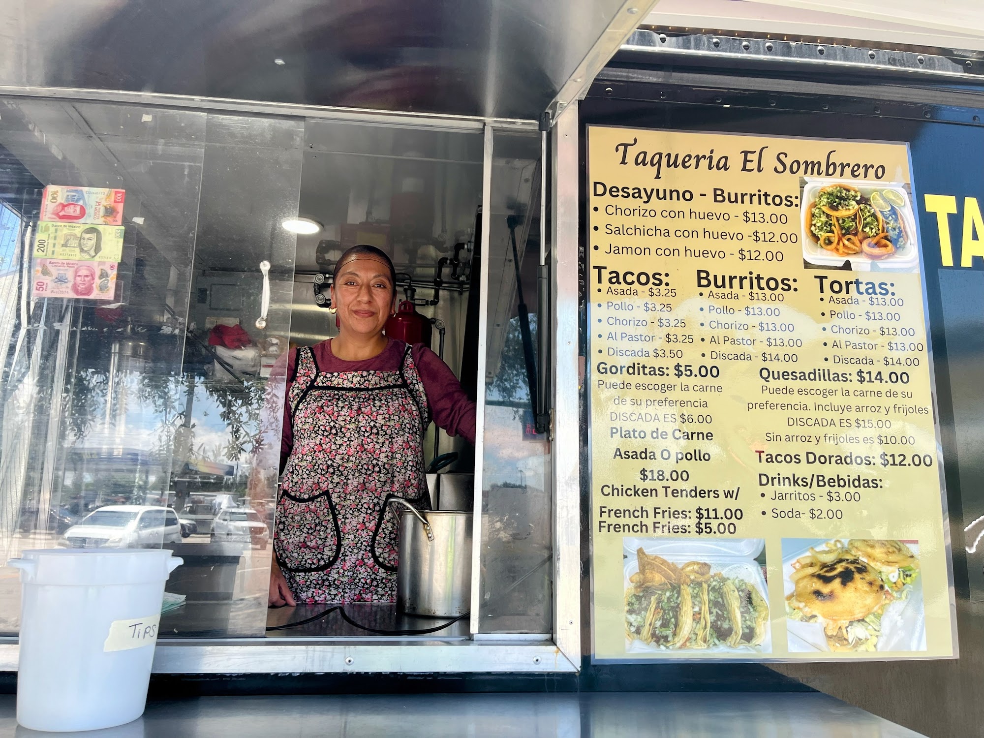 Taqueria El Sombrero Menu