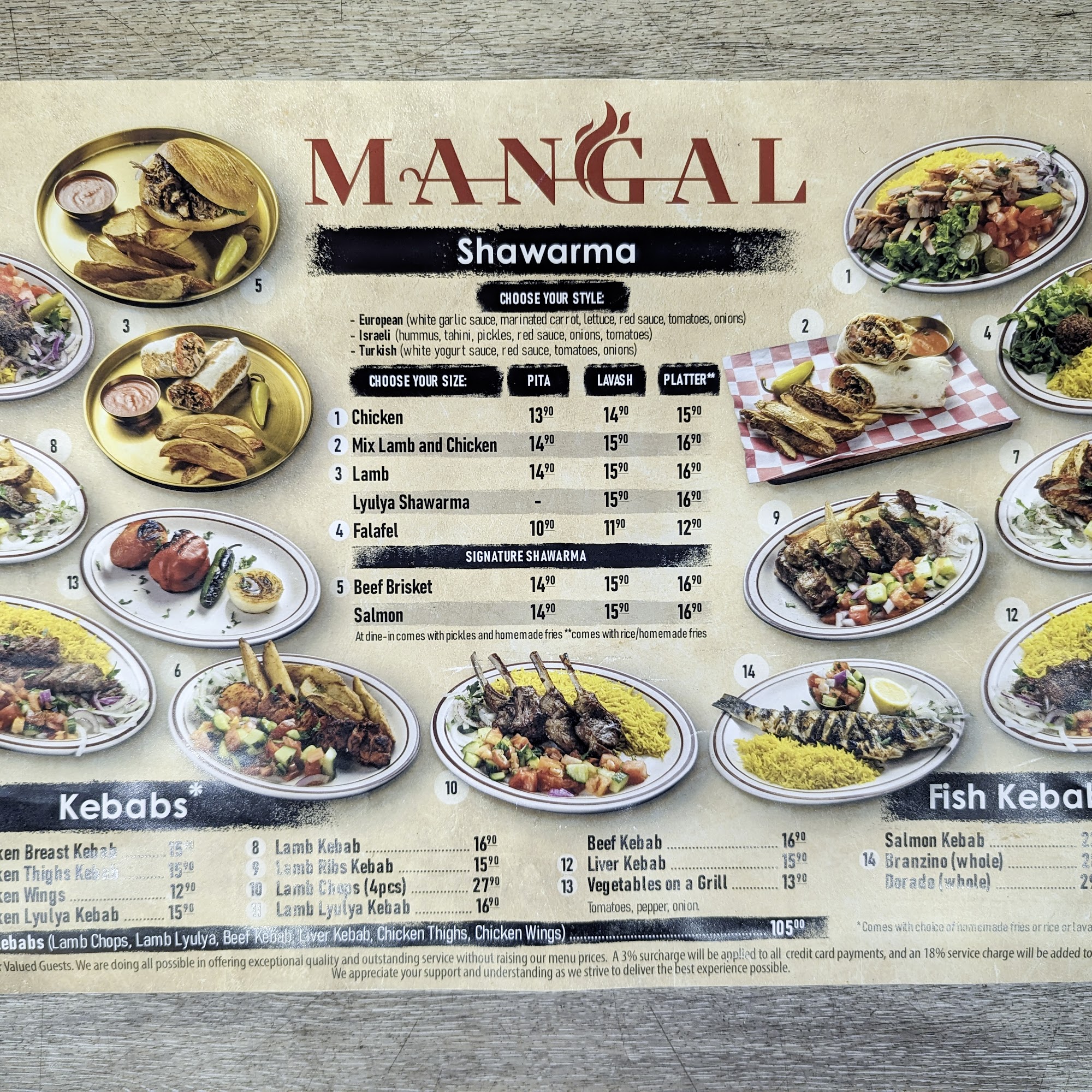Mangal Menu