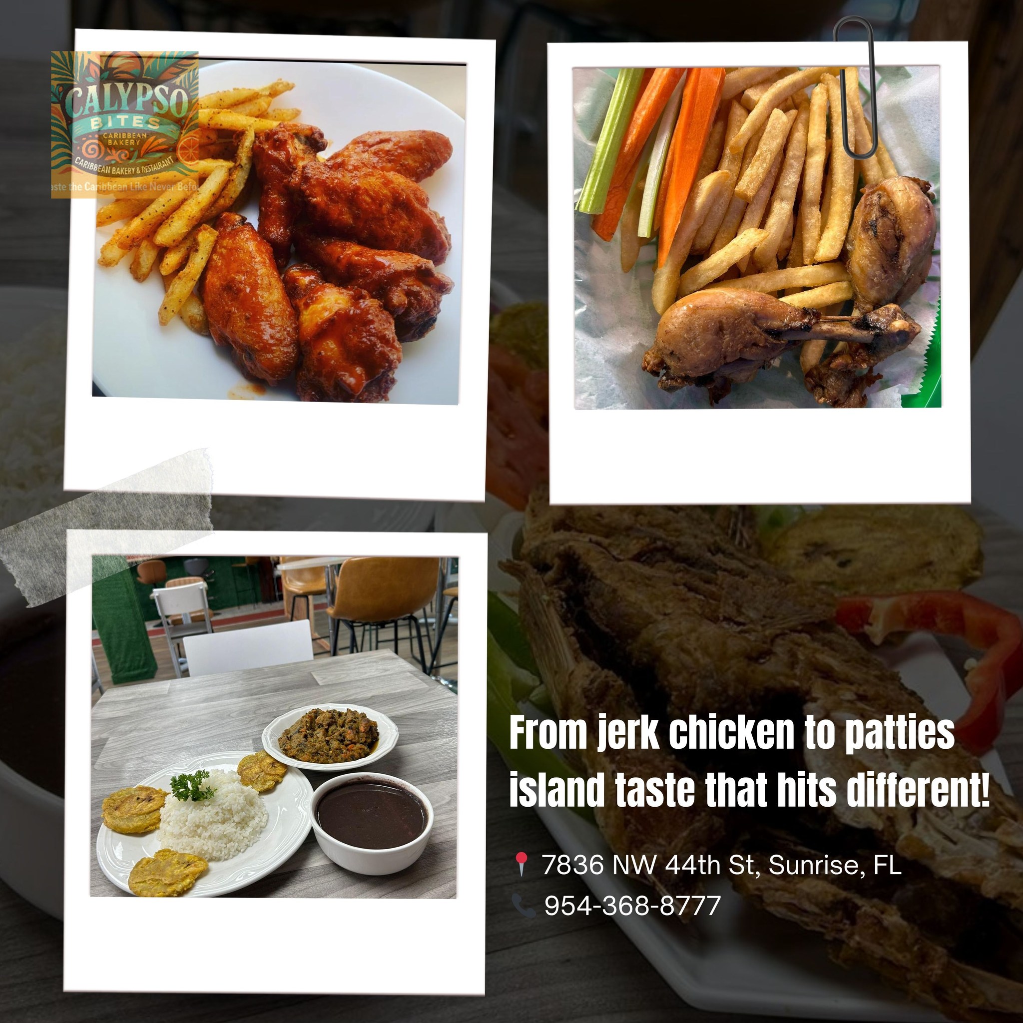 Calypso Bites Caribbean Bakery & Restaurant Menu