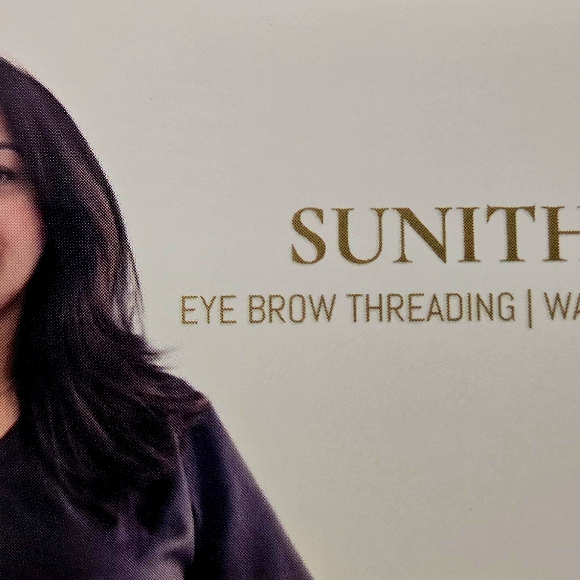 Eyebrow threading by Sunitha at Luma Hairstyles