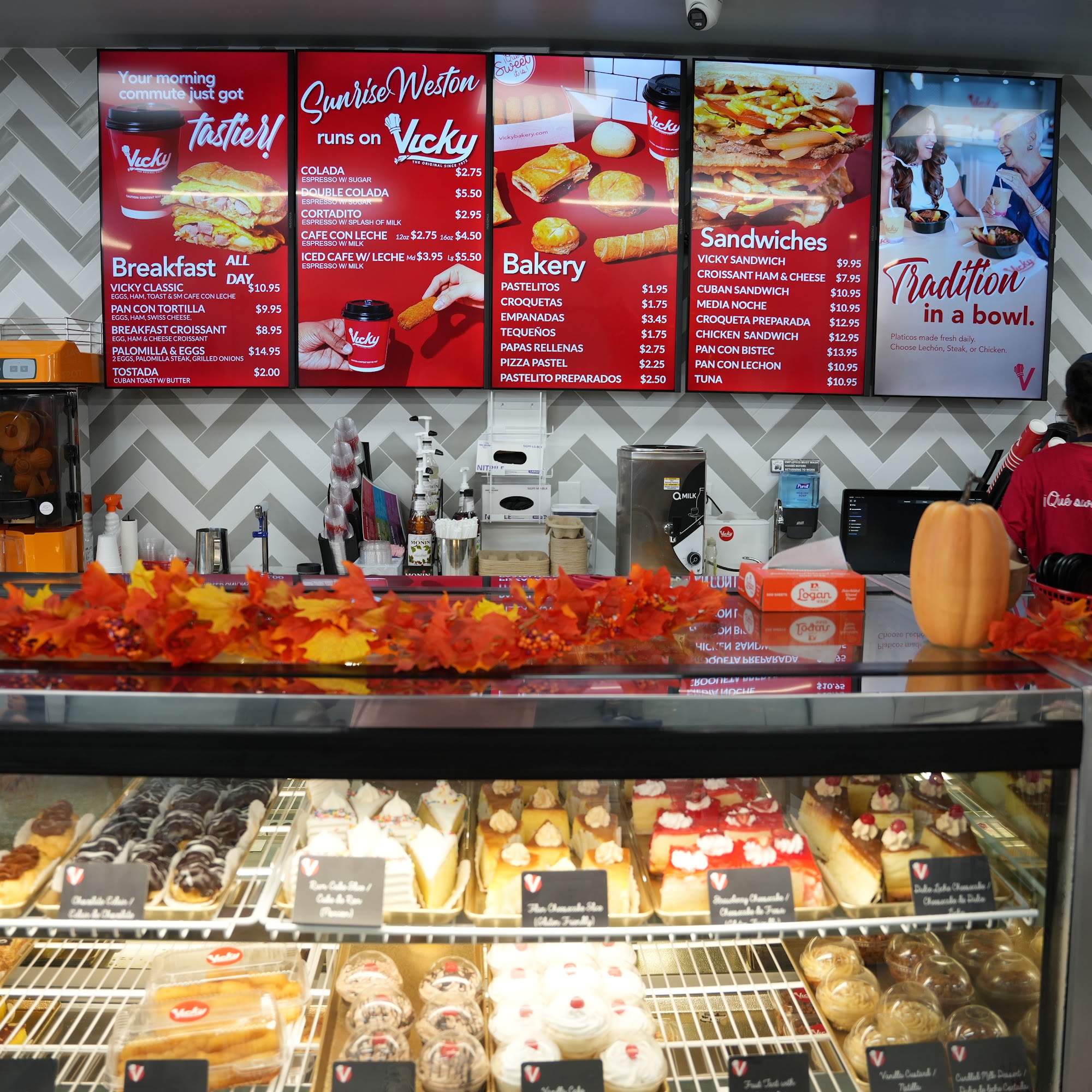 Vicky Bakery Sunrise/Weston Menu