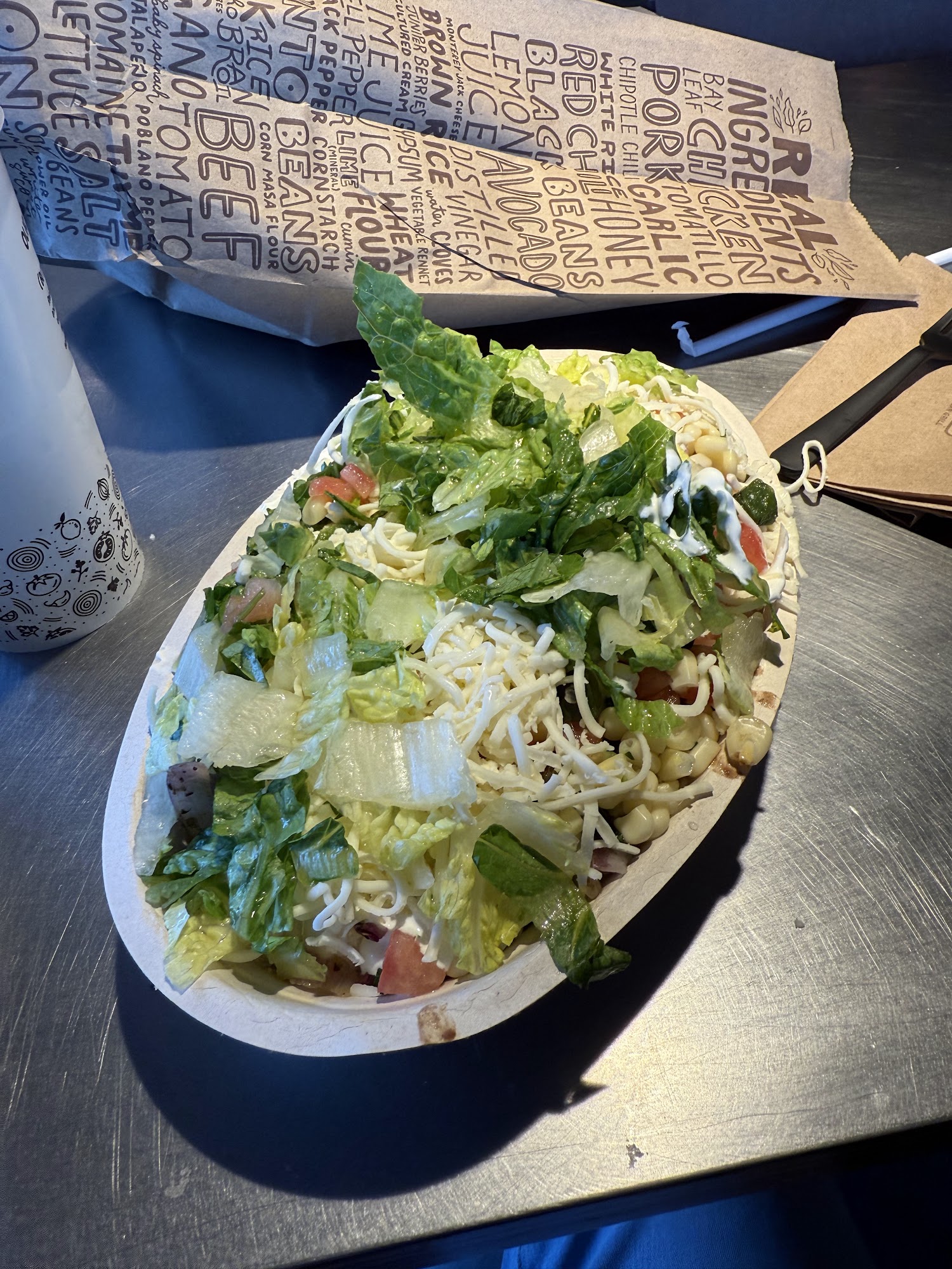 Chipotle Mexican Grill Menu