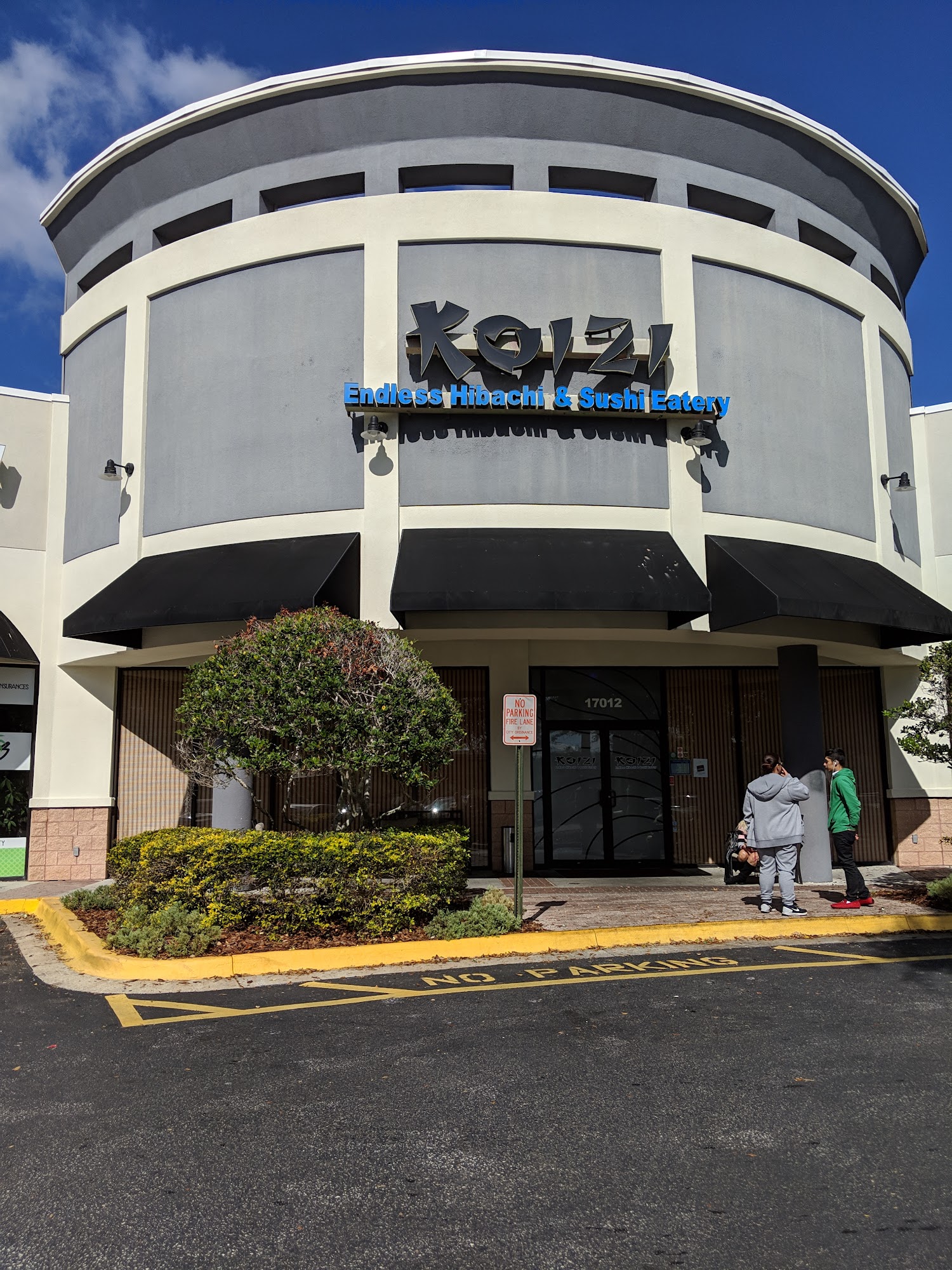 Koizi Endless Hibachi & Sushi Eatery 17012 Palm Pointe Dr, Tampa, FL 33647