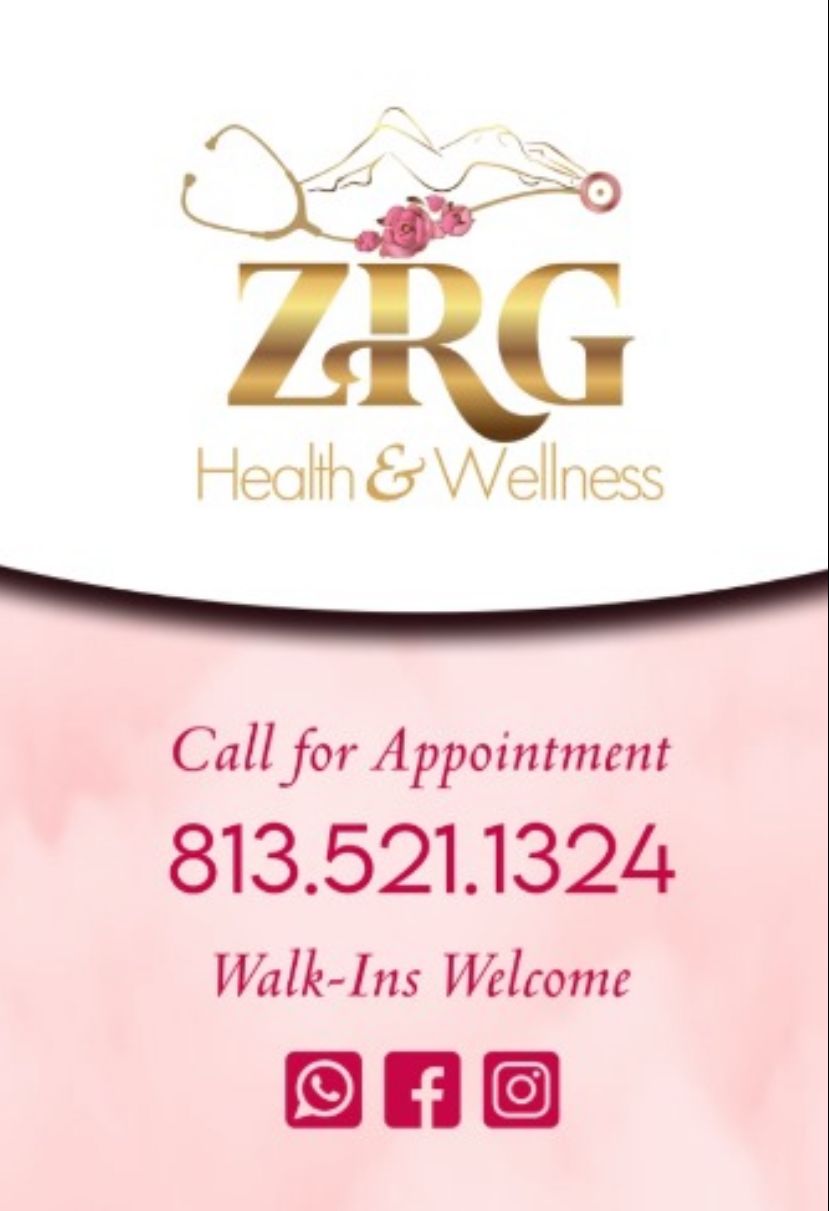 zrg health and wellness 1000 W Waters Ave #4, Tampa Florida 33604