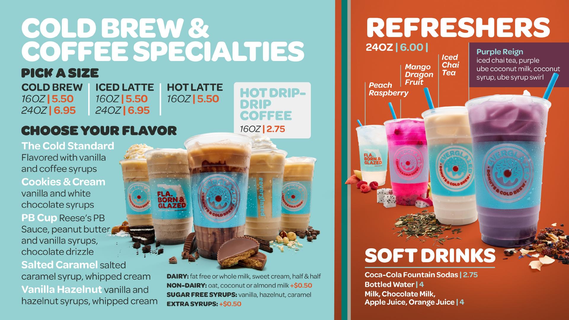 Everglazed Donuts Menu