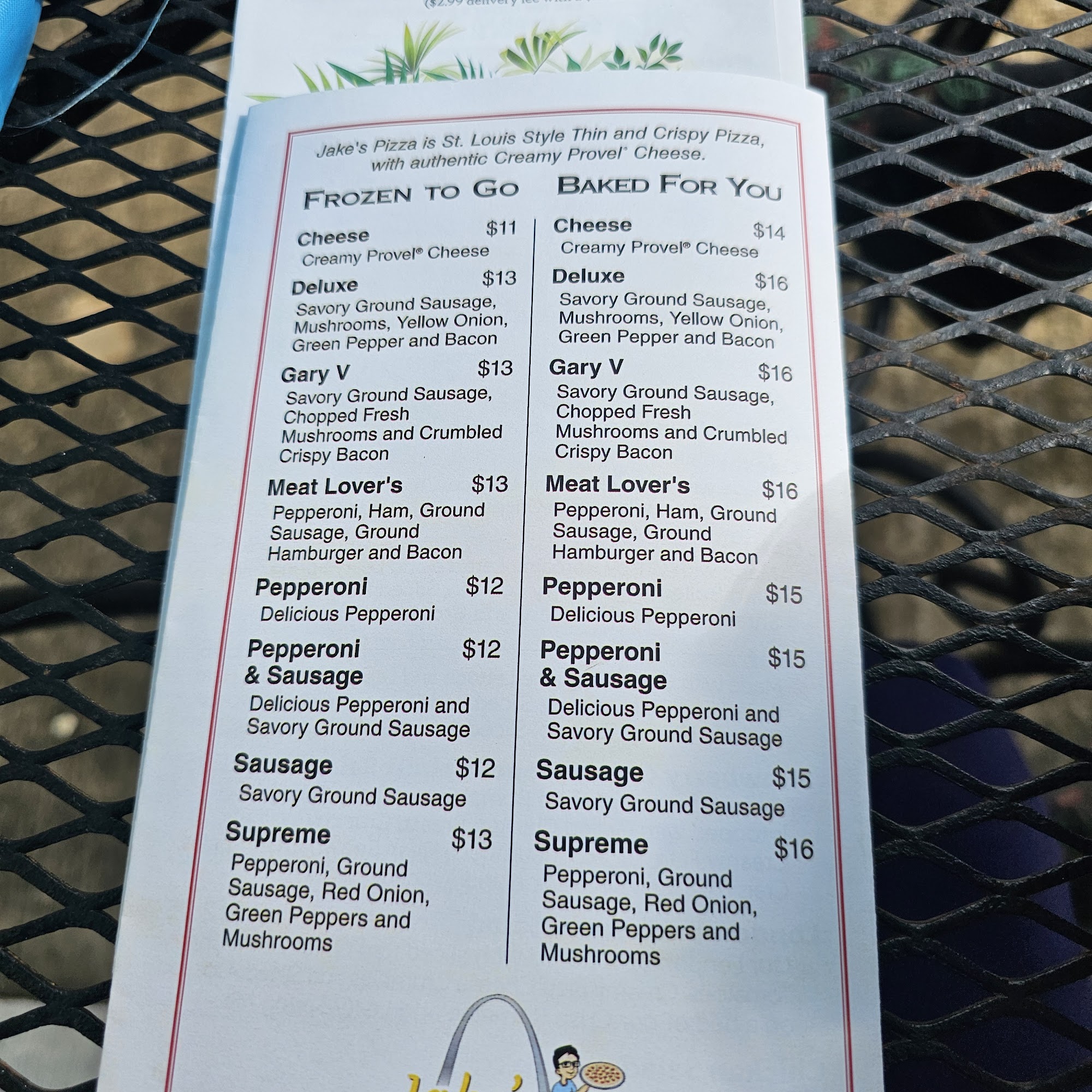 Fresh Pressed Juice Bar Menu