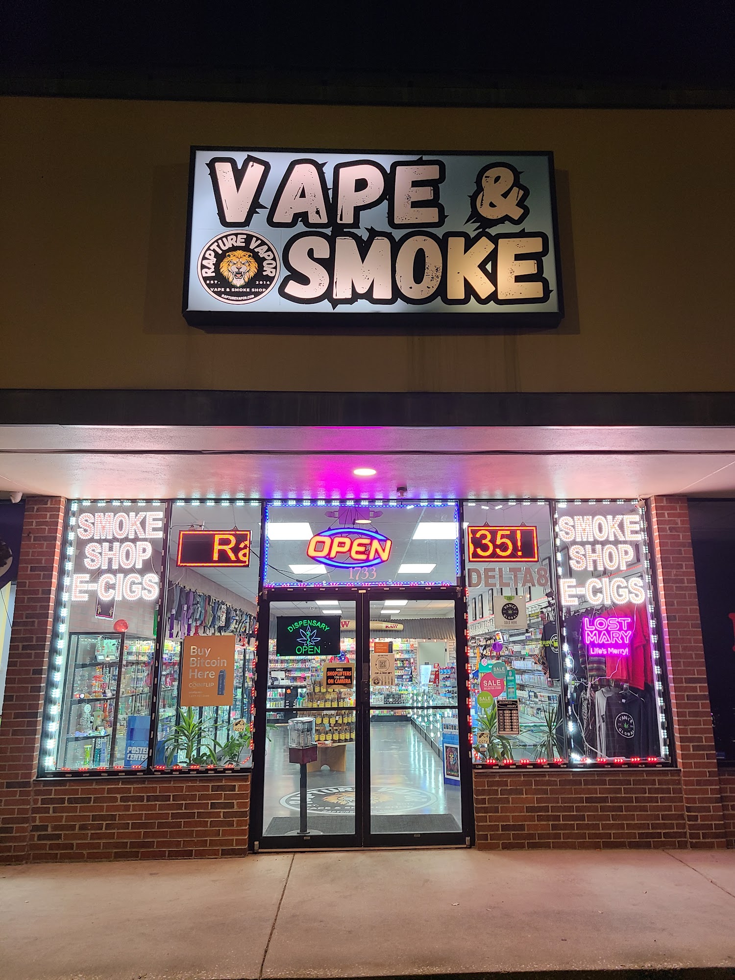 Rapture Vapor - Smoke and Vape Shop