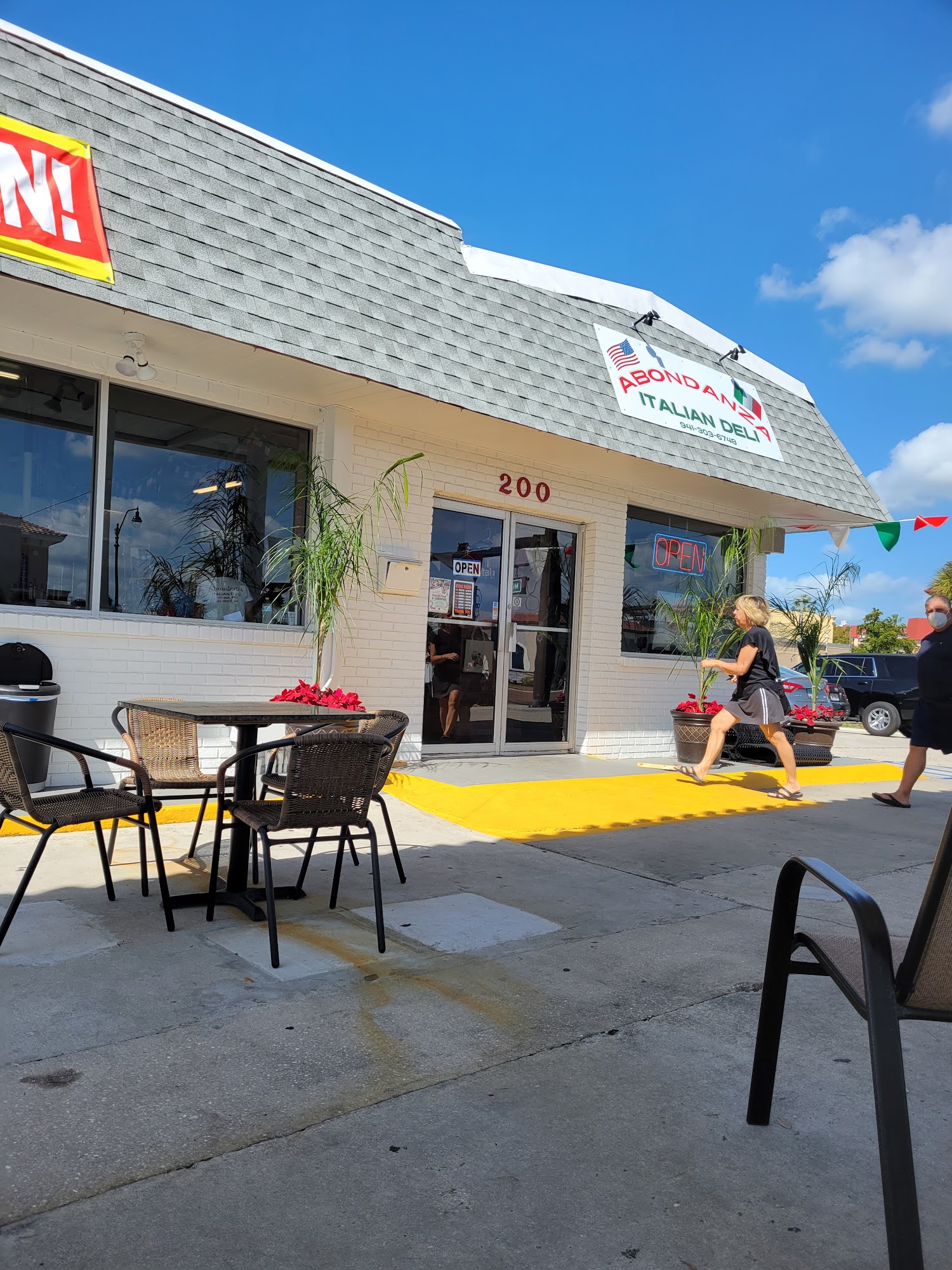 Abondanza Italian Deli Menu