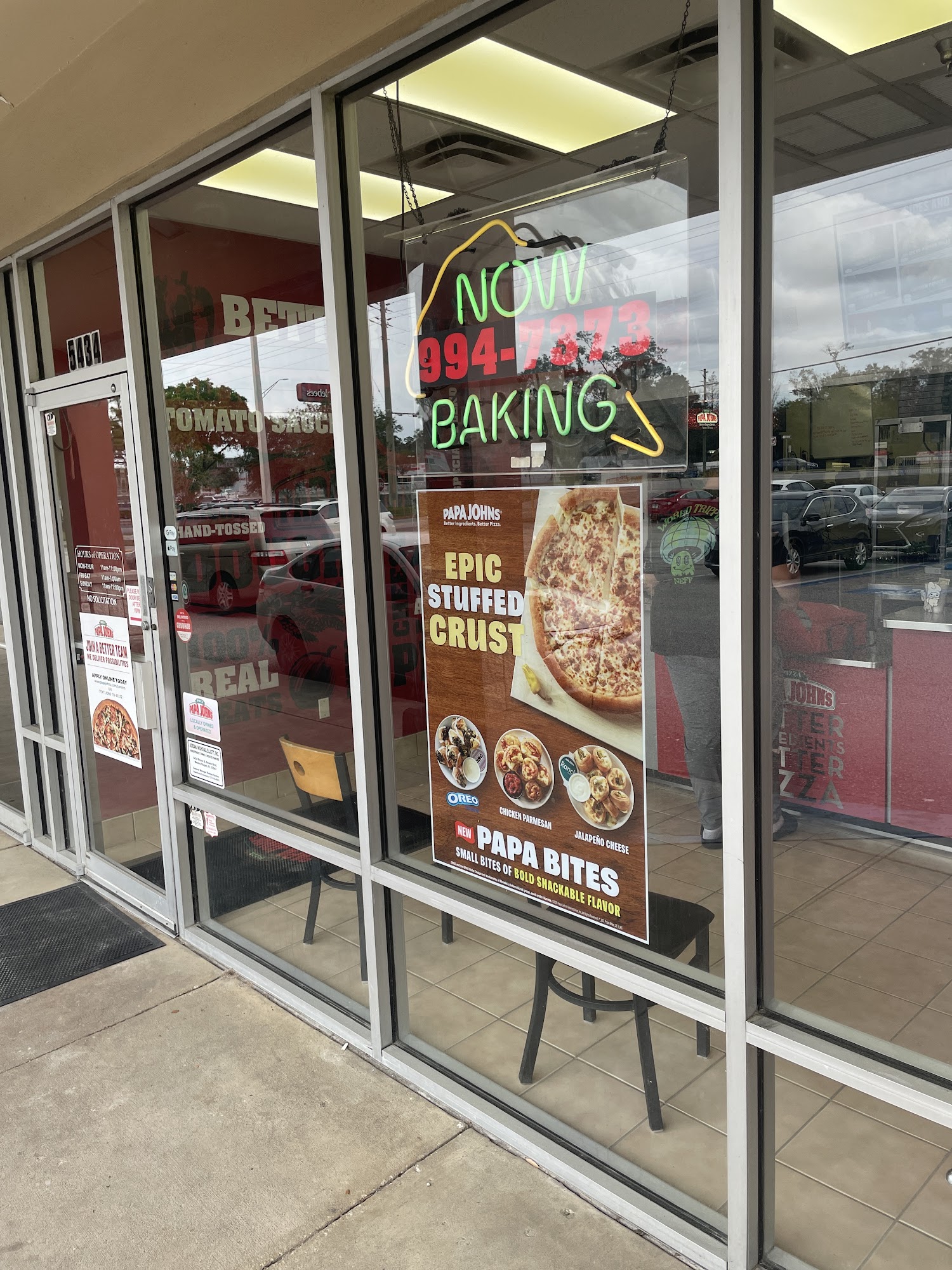 Papa Johns Pizza Menu
