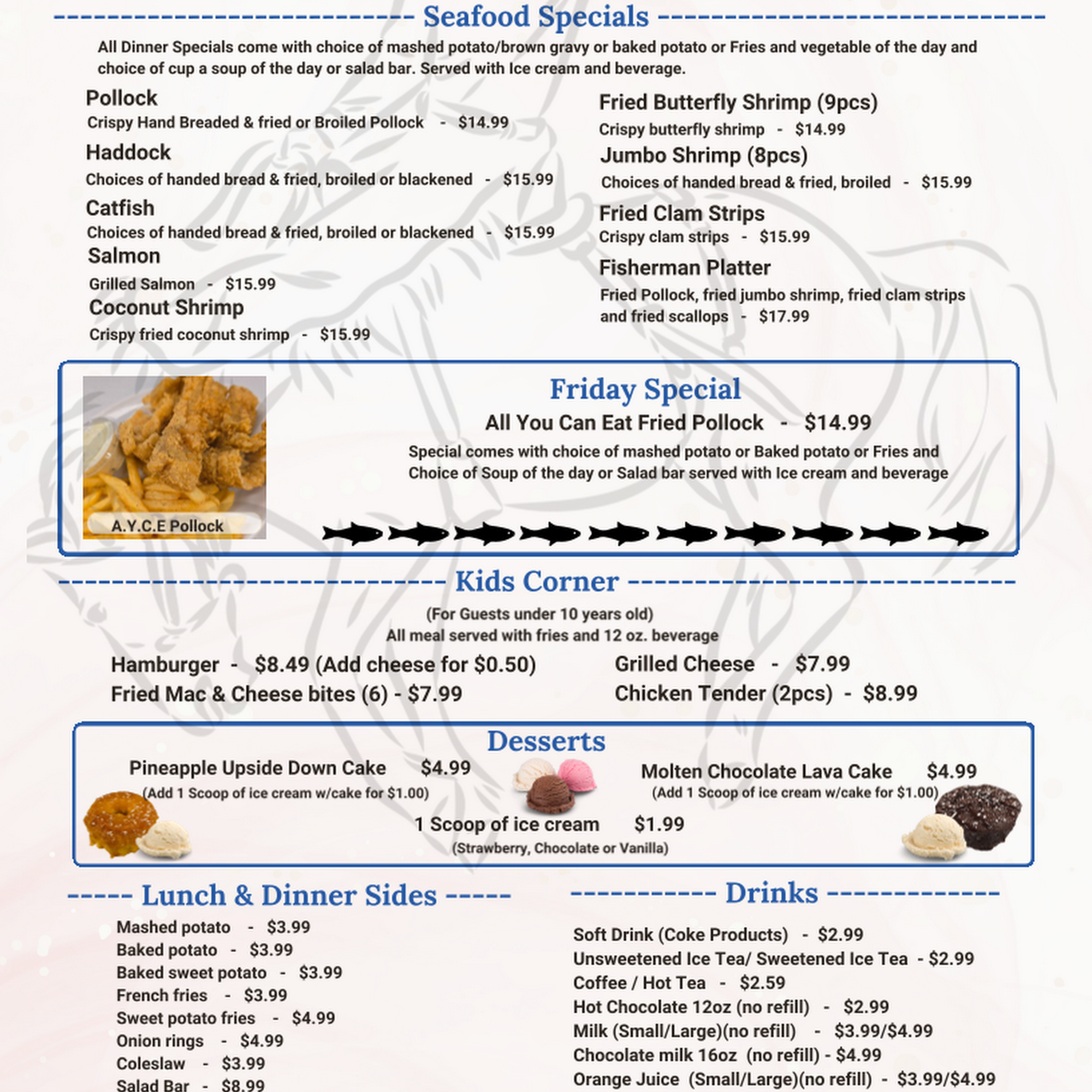 2&2 Restaurant American Diners Wesley Chapel