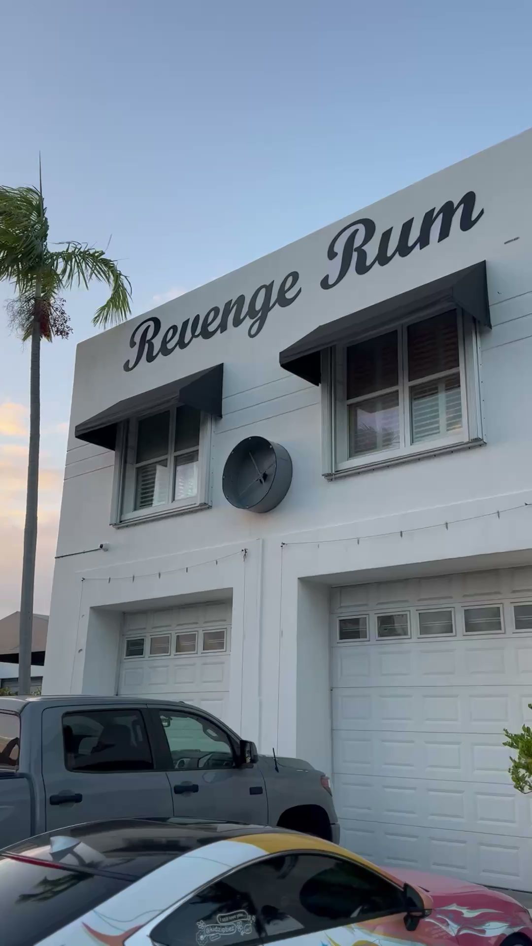 Revenge Rum Menu