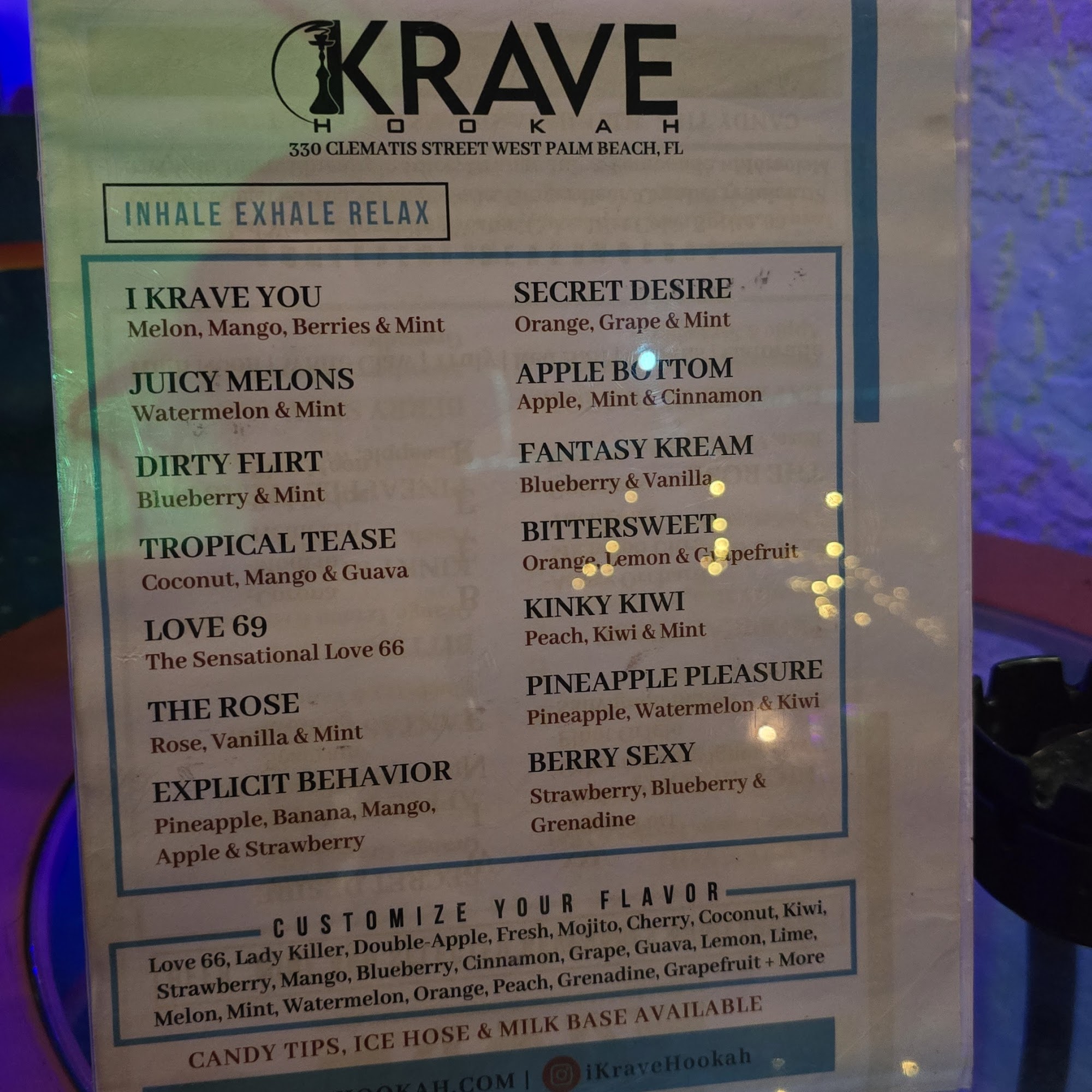 I Krave Hookah West Palm Beach