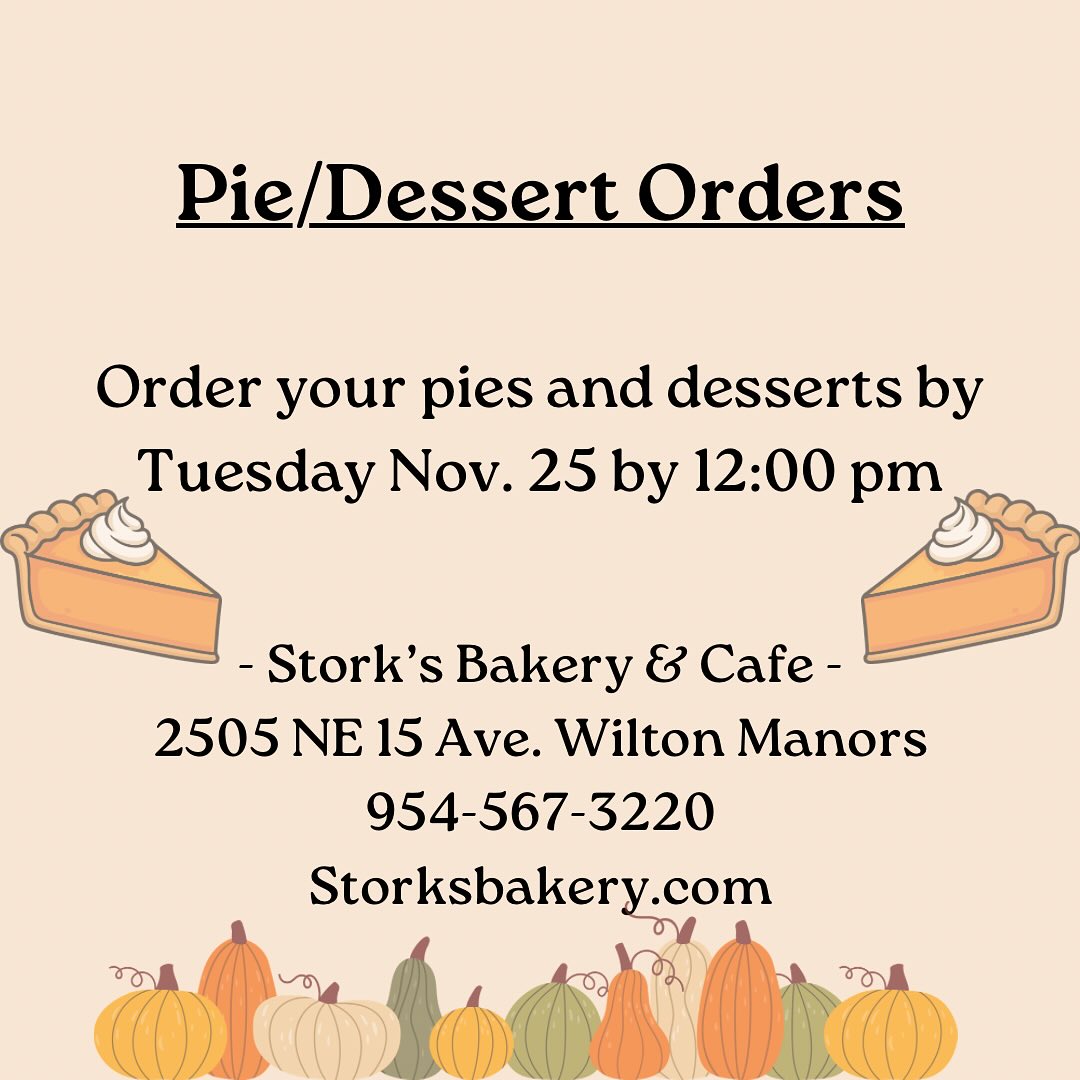 Stork's Bakery & Coffee House Wilton Manors