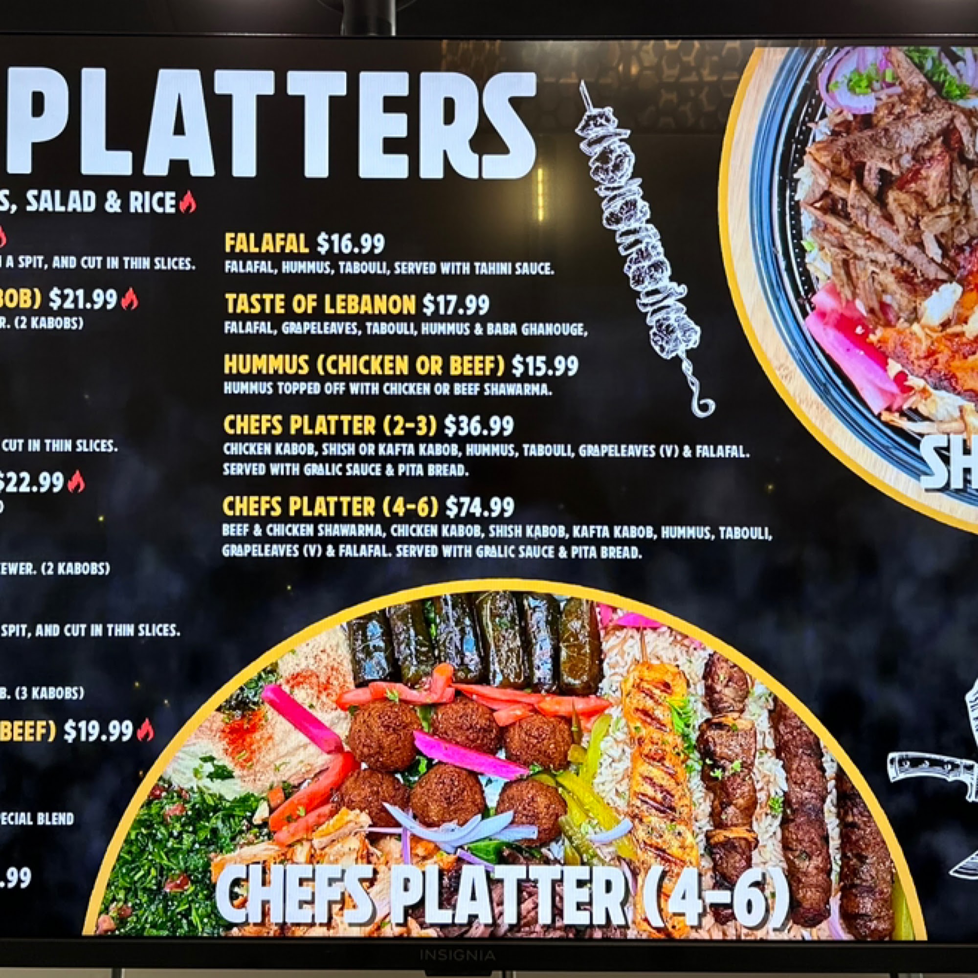 Habibi Lebanese Grill Menu