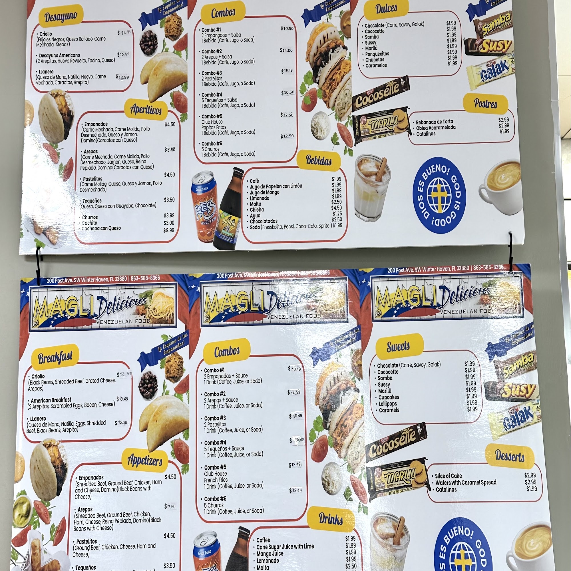 Magli Delicious Menu