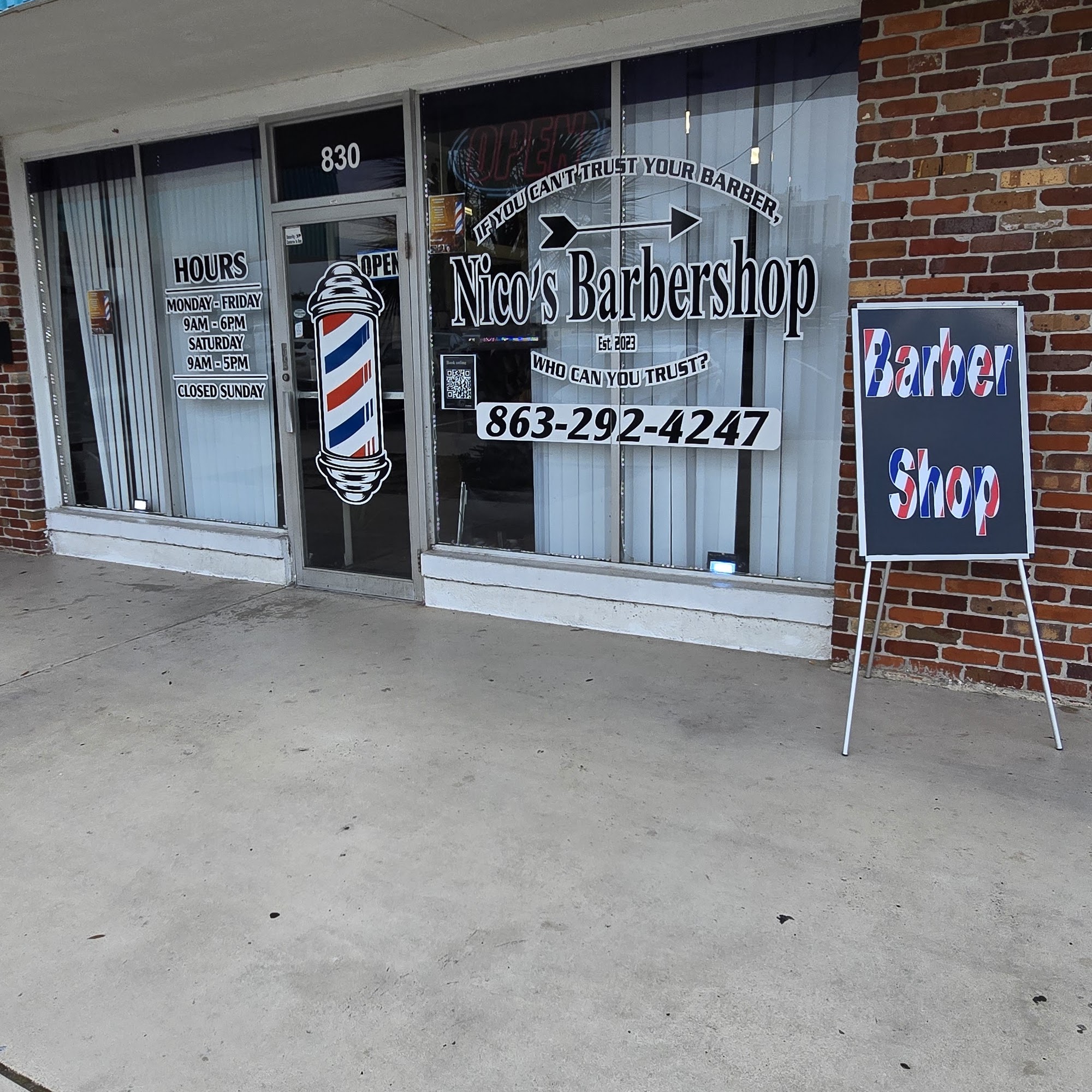 Nico's Barbershop 830 6th St NW, Winter Haven Florida 33881