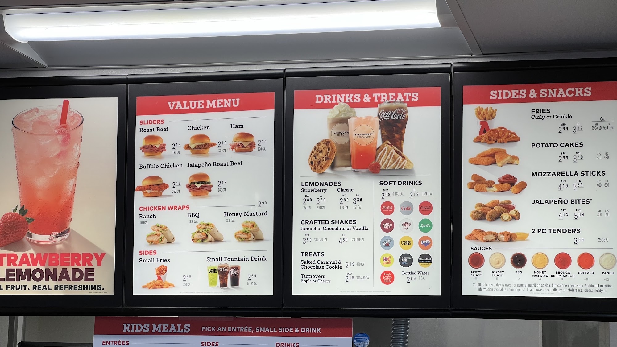 Arby's Menu