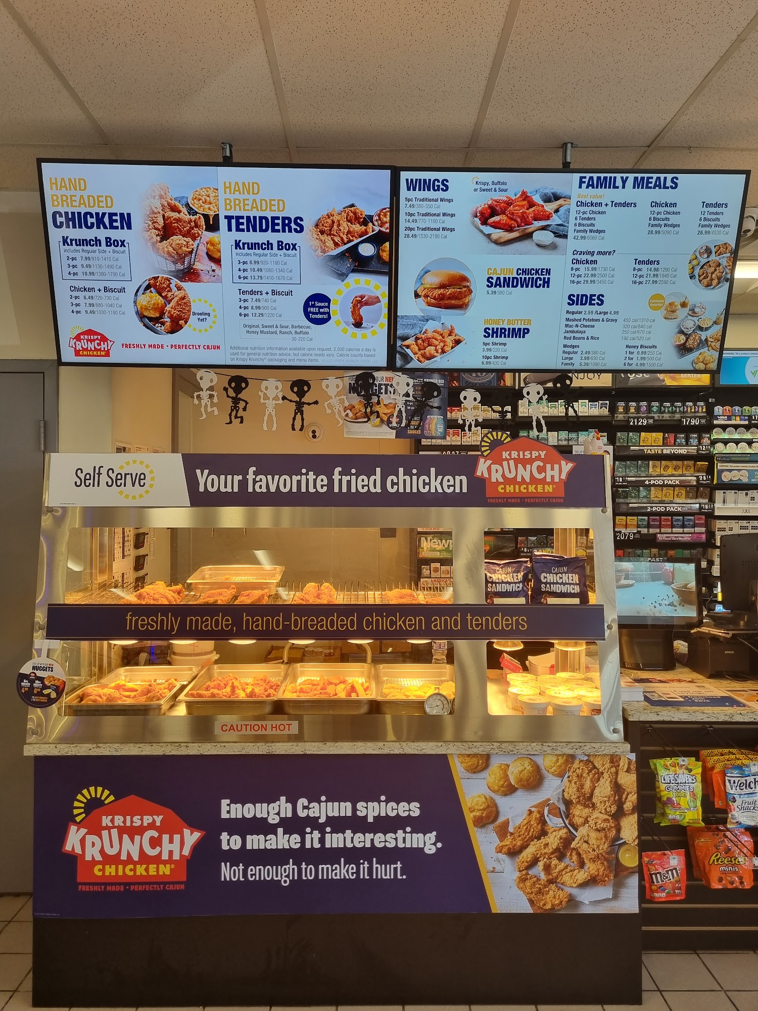 Krispy Krunchy Chicken Menu
